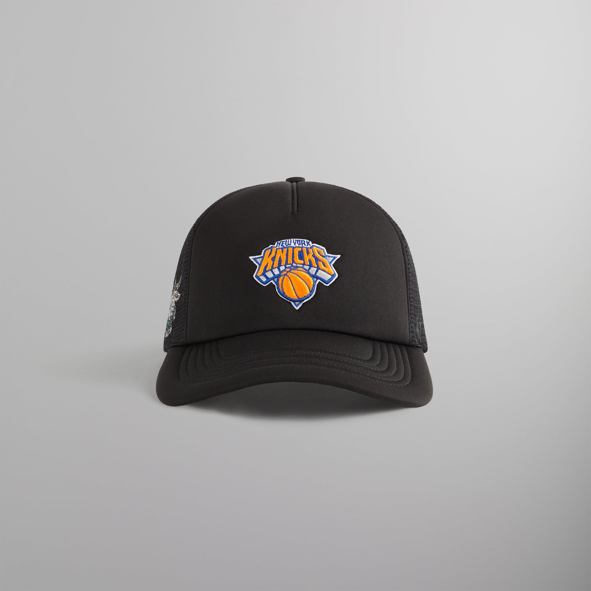 Kith & '47 for the New York Knicks Satin Franchise LS Trucker Hat - Black