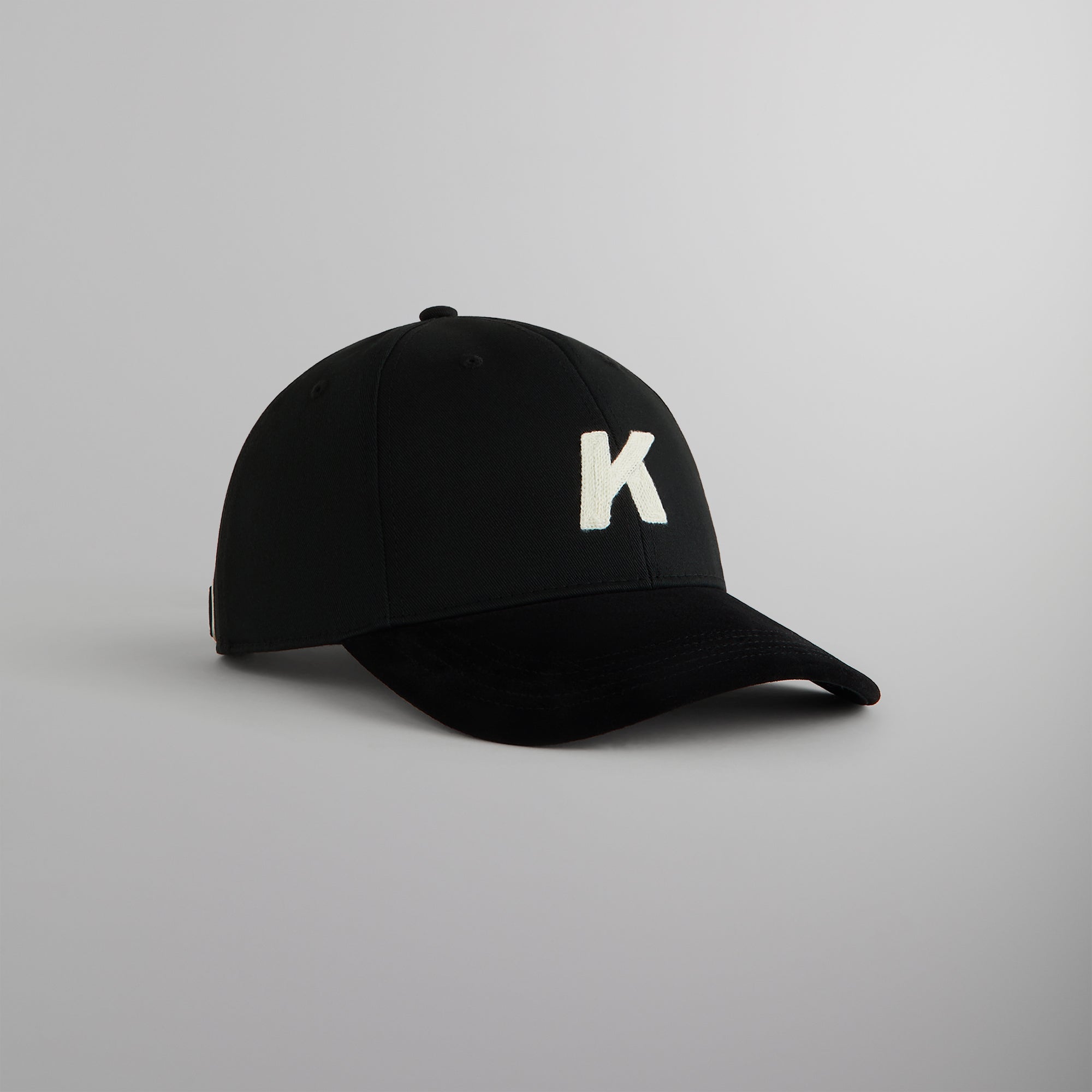 帽子 Kith Crochet K Aaron Classic Cap Kith Crochet K Aaron Classic Cap With Suede Brim - Black
