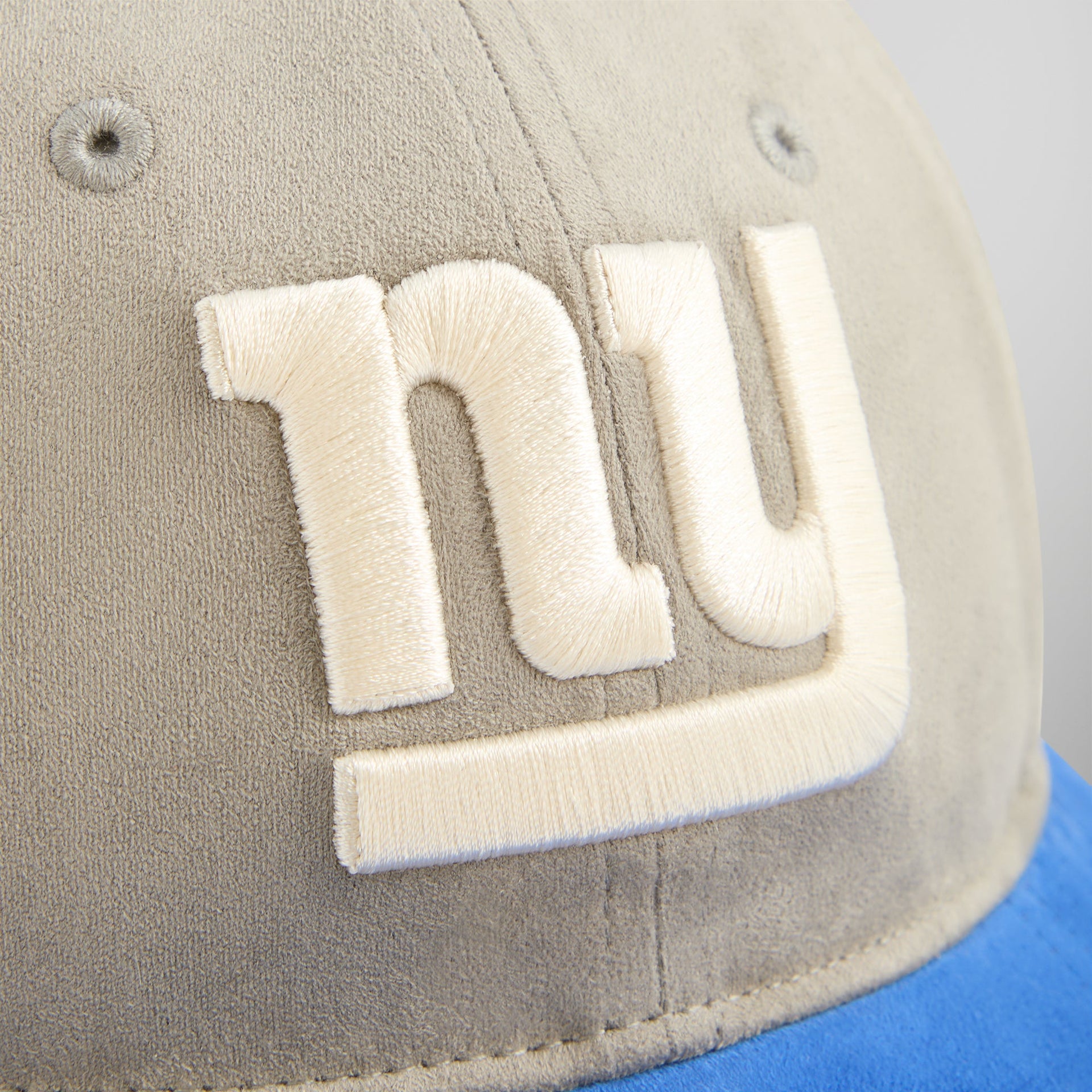 Kith & '47 for the New York Giants Microsuede Franchise LS Cap - Concrete