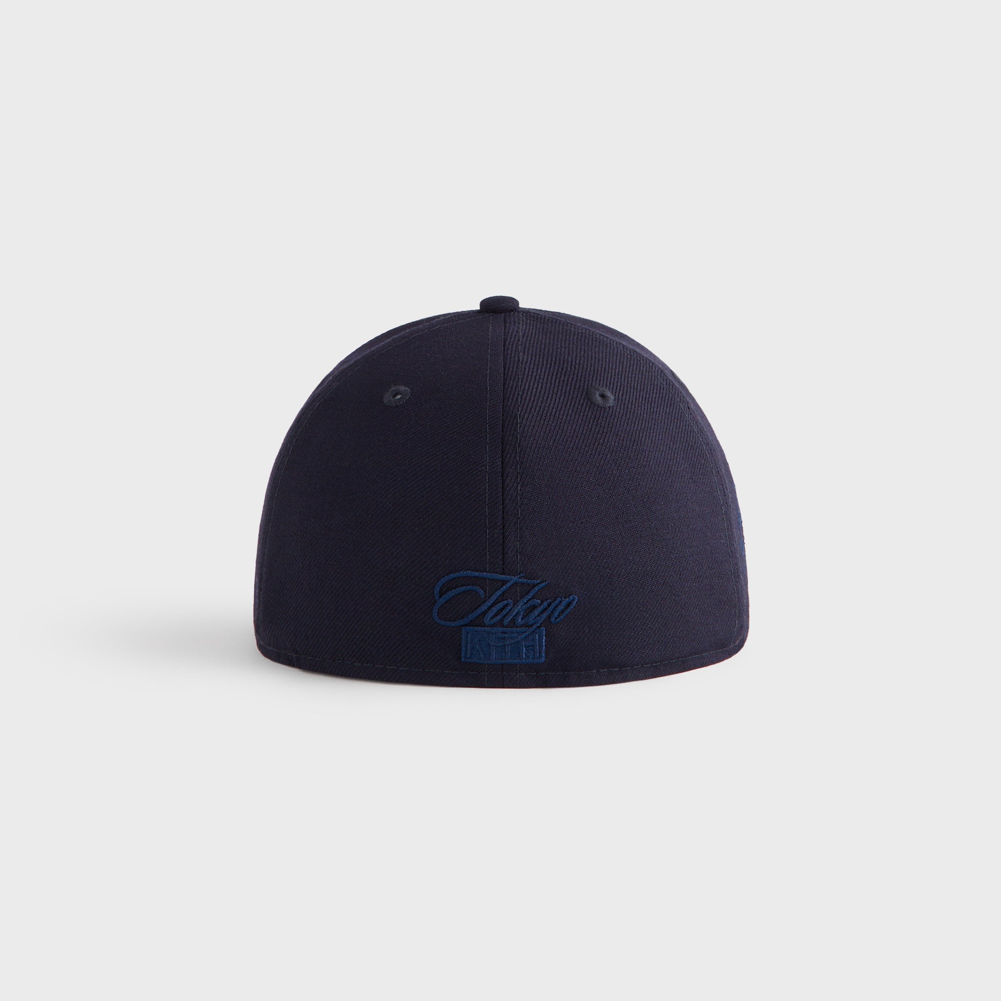KITH Wrinkle Nylonネイビー ロゴ入り キャップ スナップバック Kith Headwear | Kith Canada