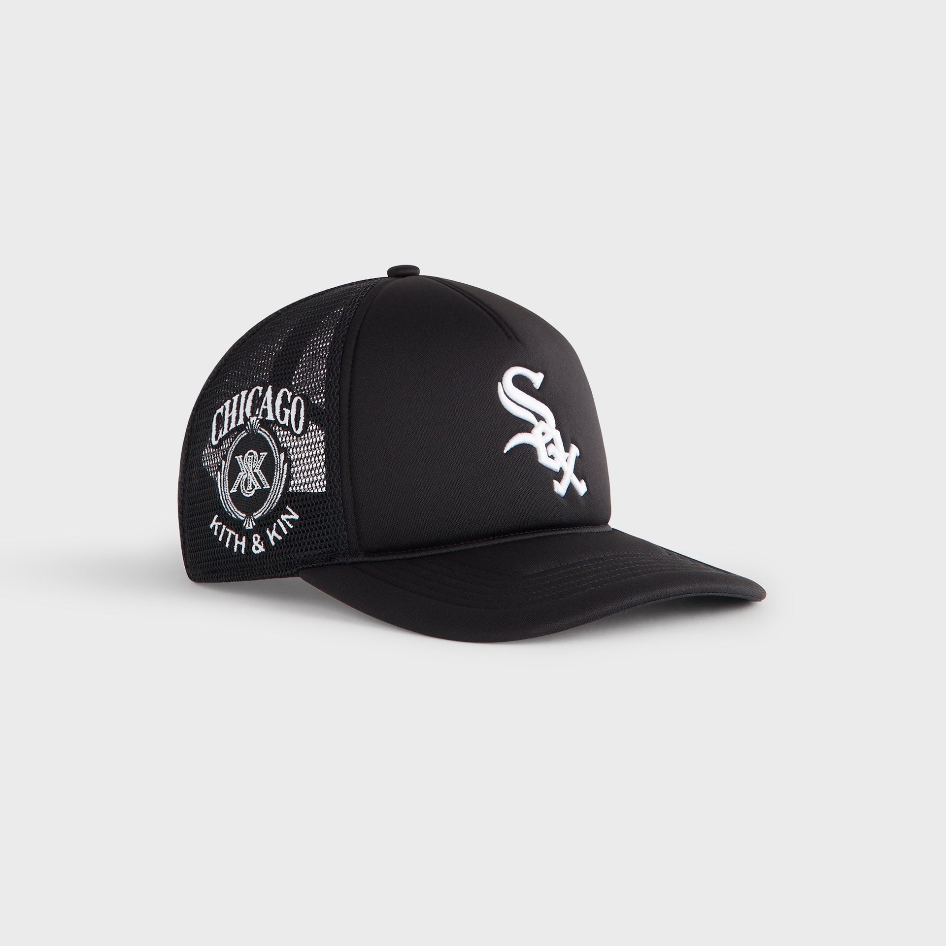 Kith & '47 for the Chicago White Sox Hitch Snapback Trucker Hat - Black - PH
