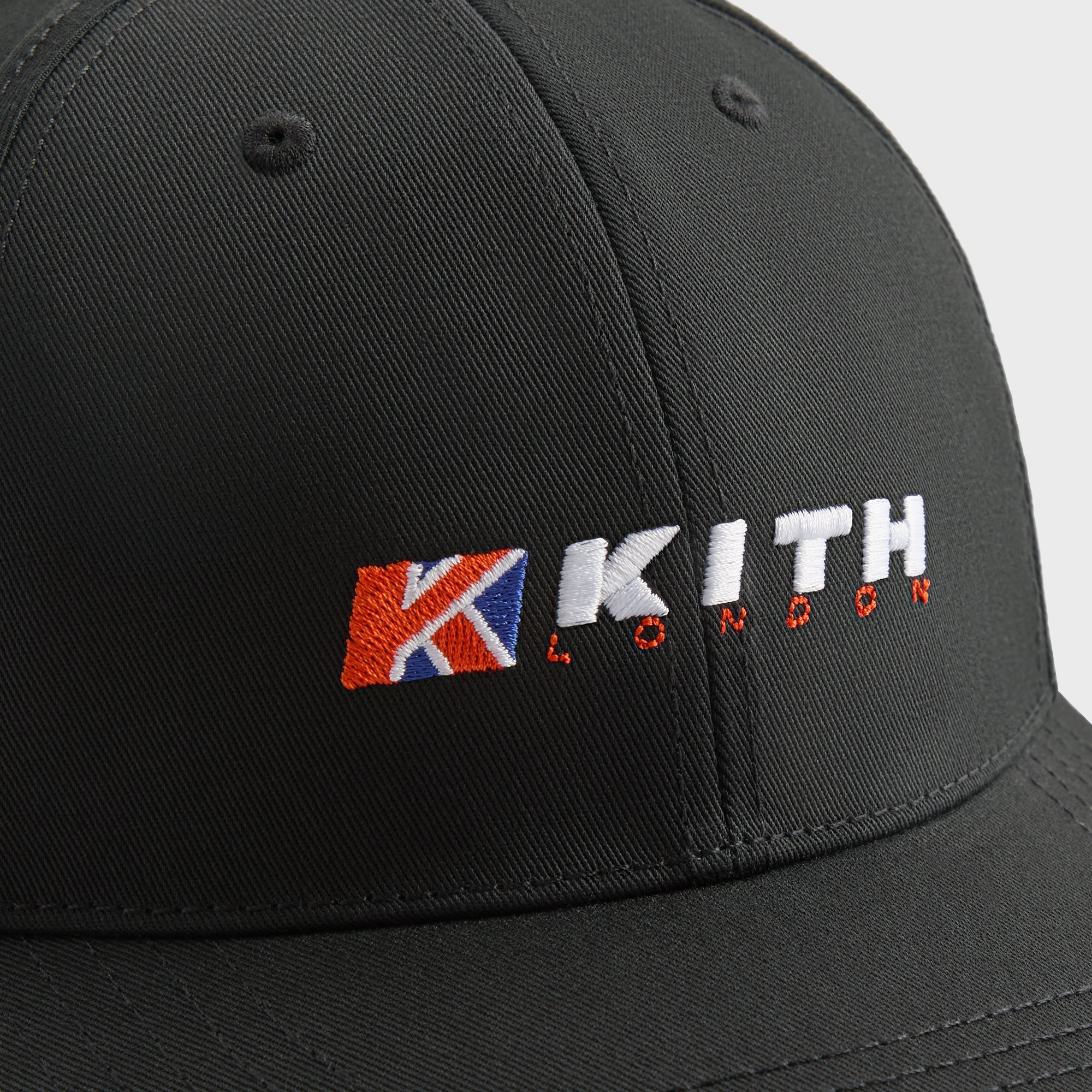 Kith London Twill Aaron Cap - Black – Kith Canada