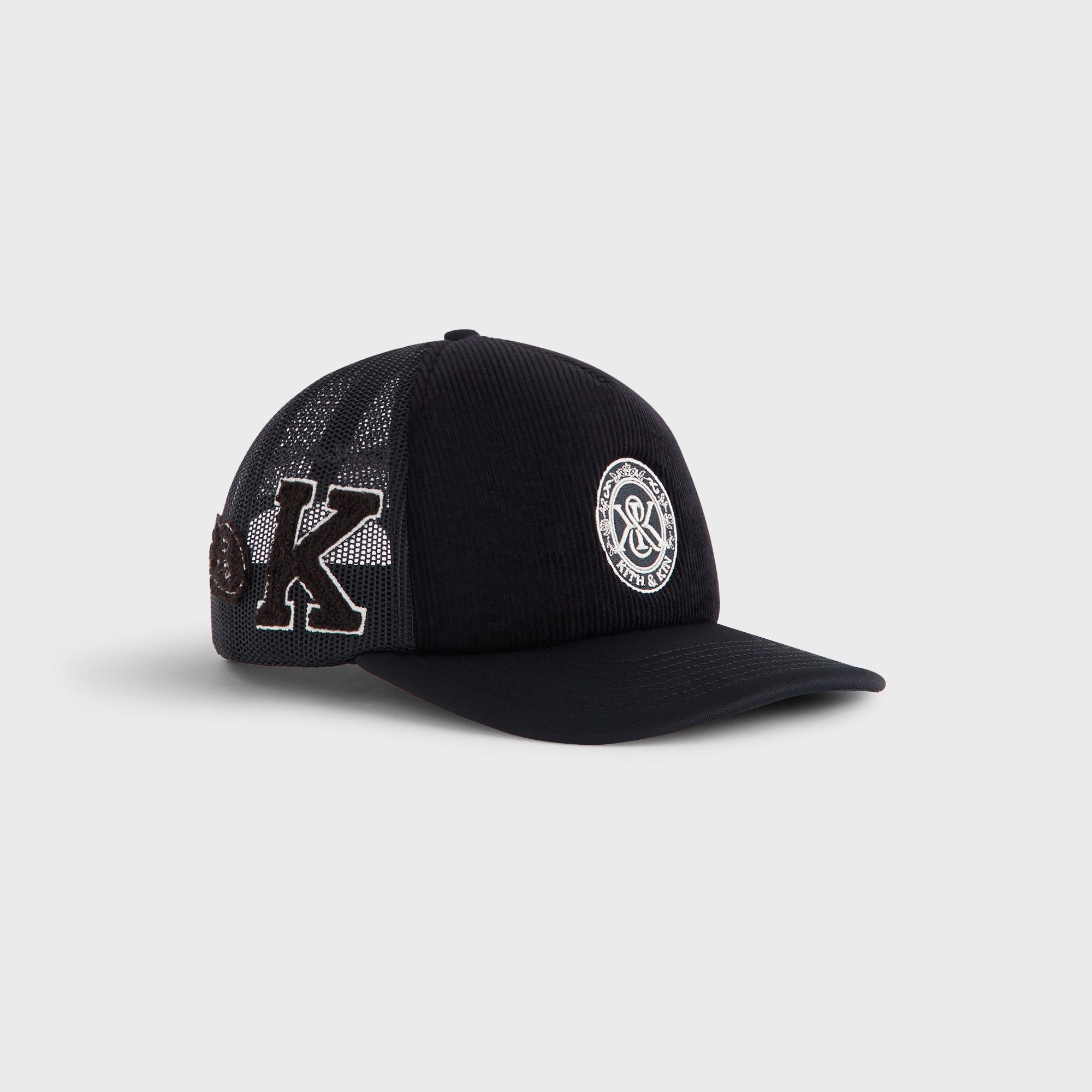 Kith Corduroy Nolan Trucker Hat - Black – Kith Canada