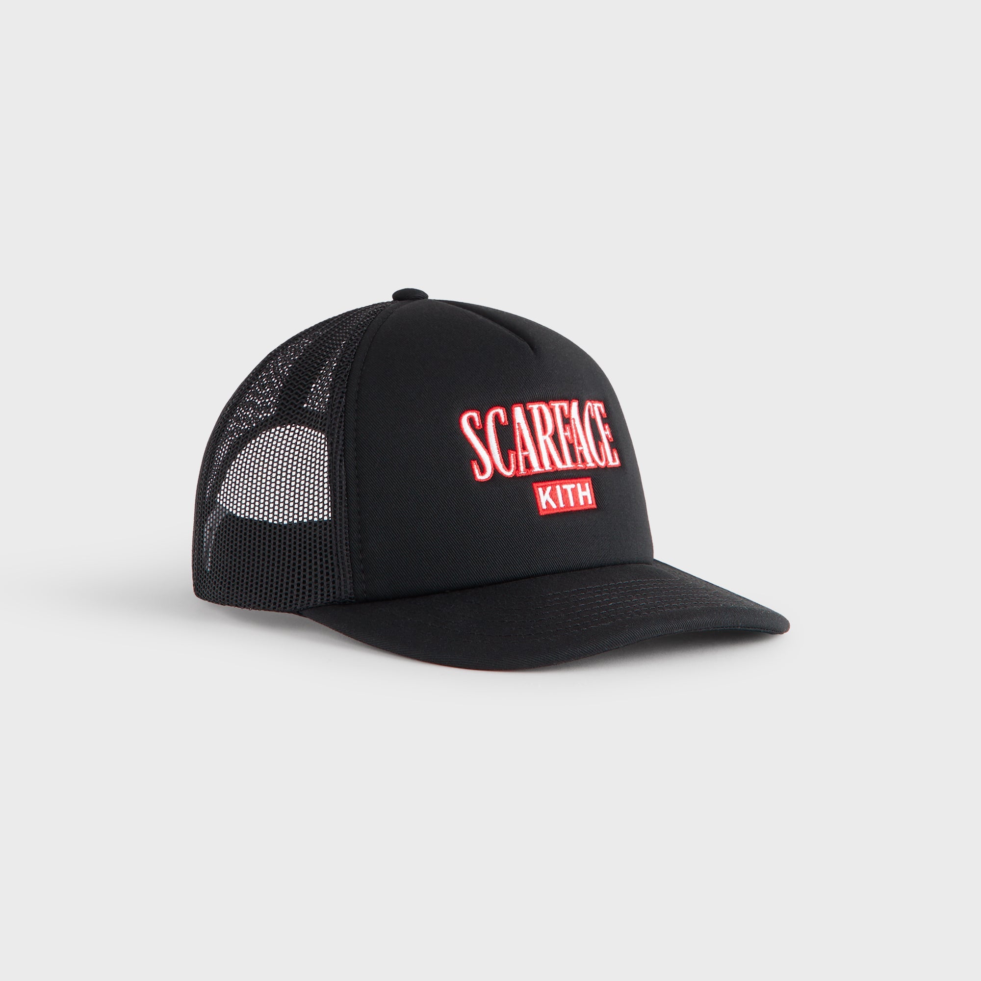 帽子 Kith For Scarface Poly Foam Nolan CAP Kith for Scarface Poly Foam Nolan Trucker Hat - Black – Kith