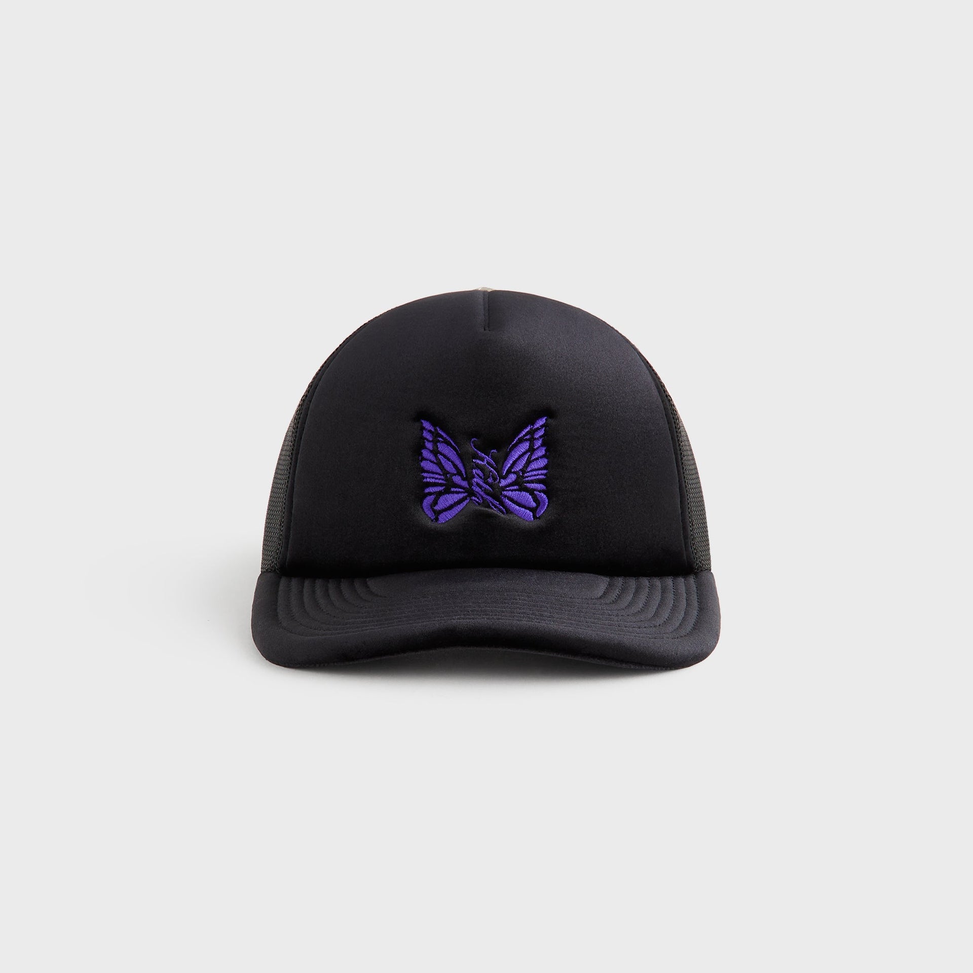 Kith for Needles Velour Nolan Trucker Cap - Black
