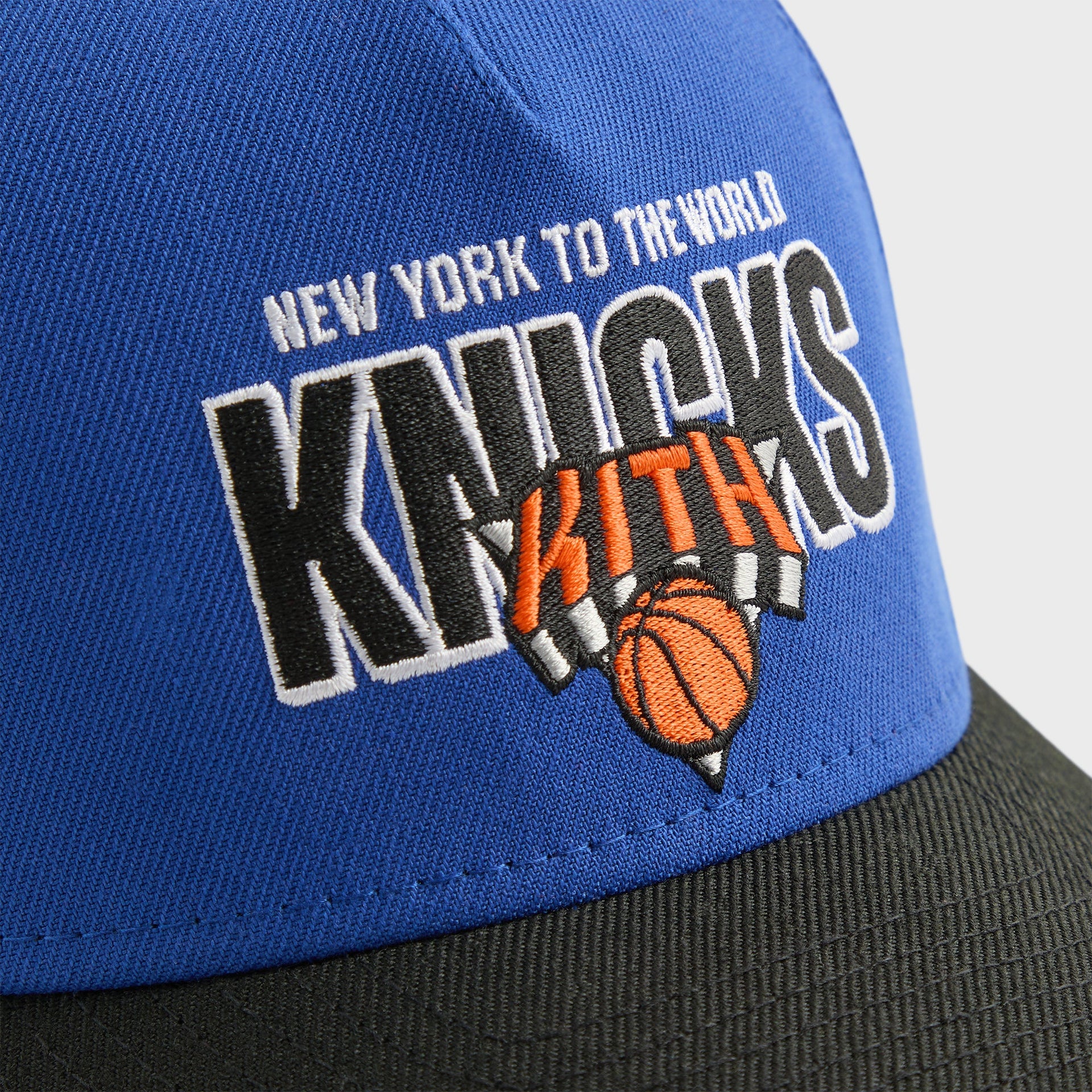 Kith & New Era for the New York Knicks Wool 9FORTY M Crown Snapback - Royal