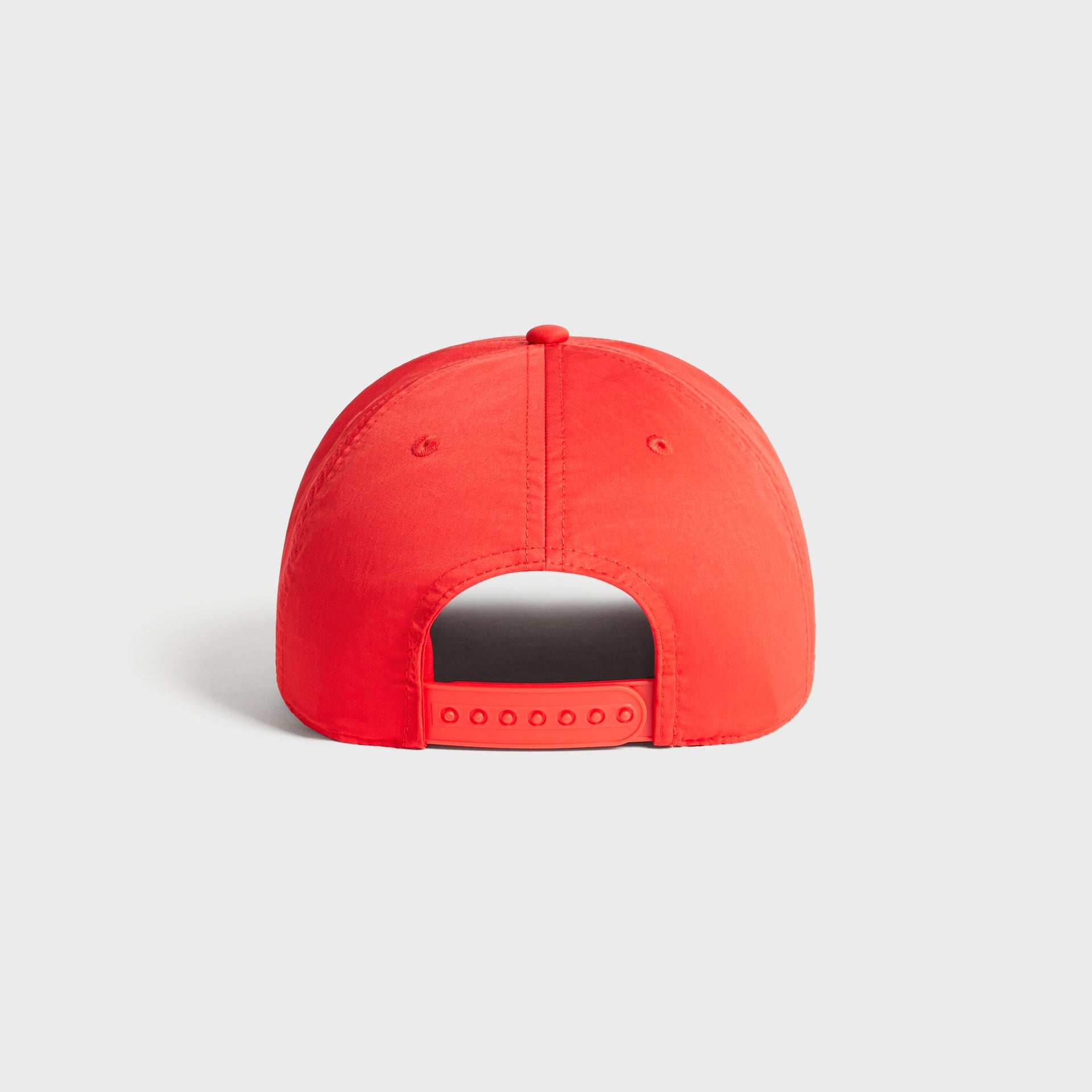 Kith Script Wrinkle Nylon Bay Low Pinch Crown Snapback - Cinnabar