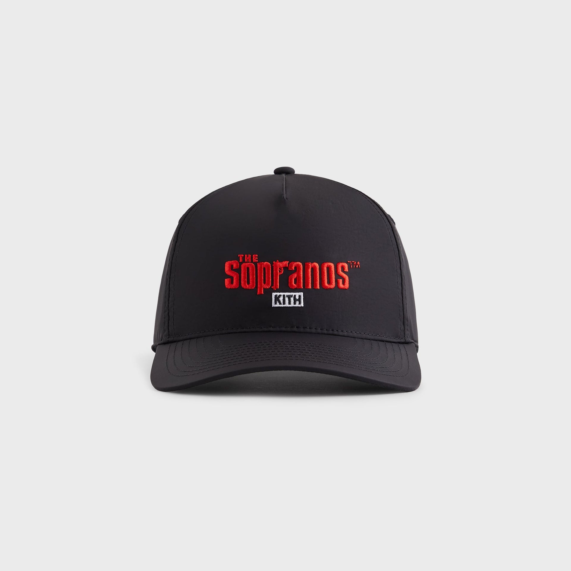 Kith for The Sopranos Nylon Bay Low Pinch Crown Snapback - Black