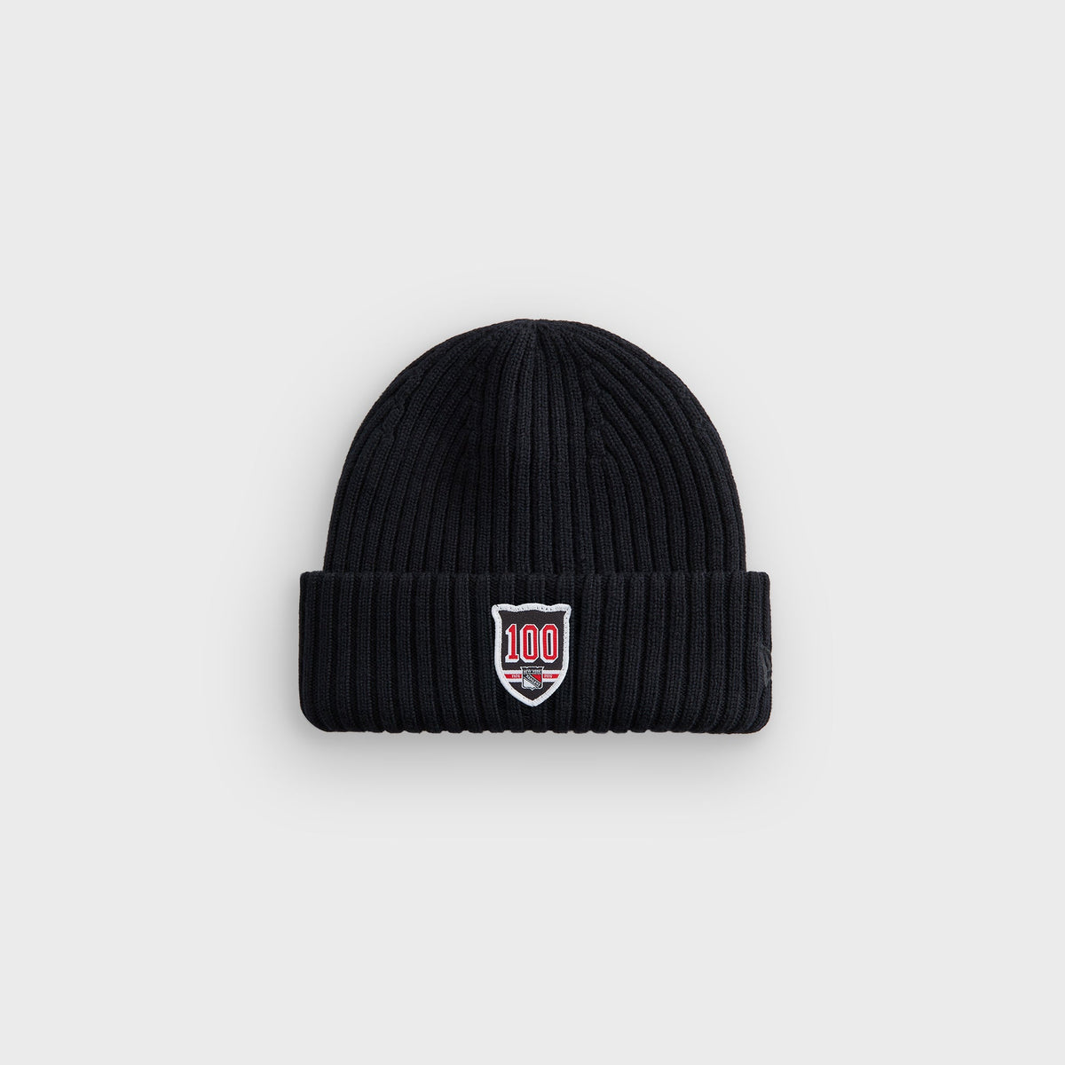 Kith & New Era for the New York Rangers Centennial Knit Beanie - Black