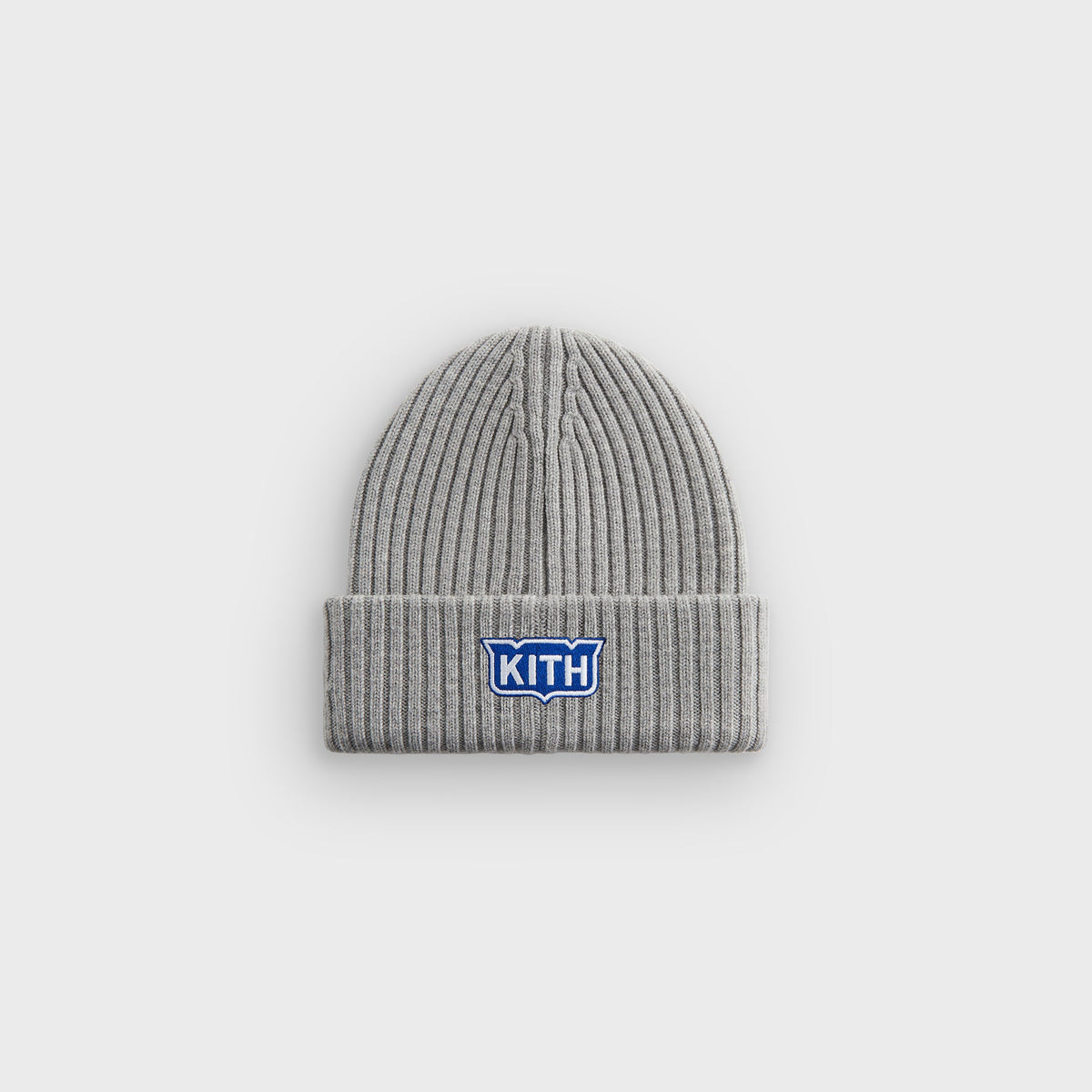 Kith & New Era for the New York Rangers Centennial Knit Beanie - Light Heather Grey