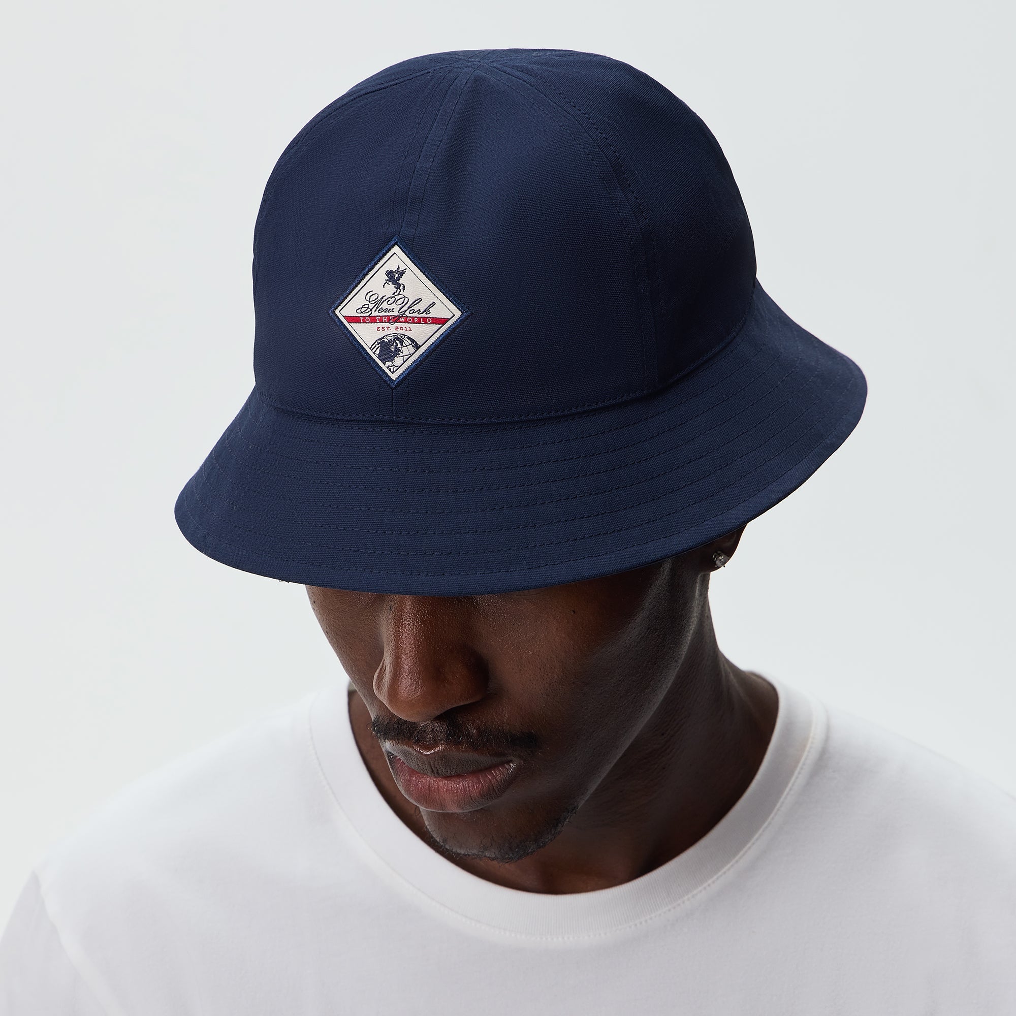 Kith Indigo Patchwork Bucket Hat ネイビー Kith - Headwear - Bucket Hats | Kith CA – Kith Canada