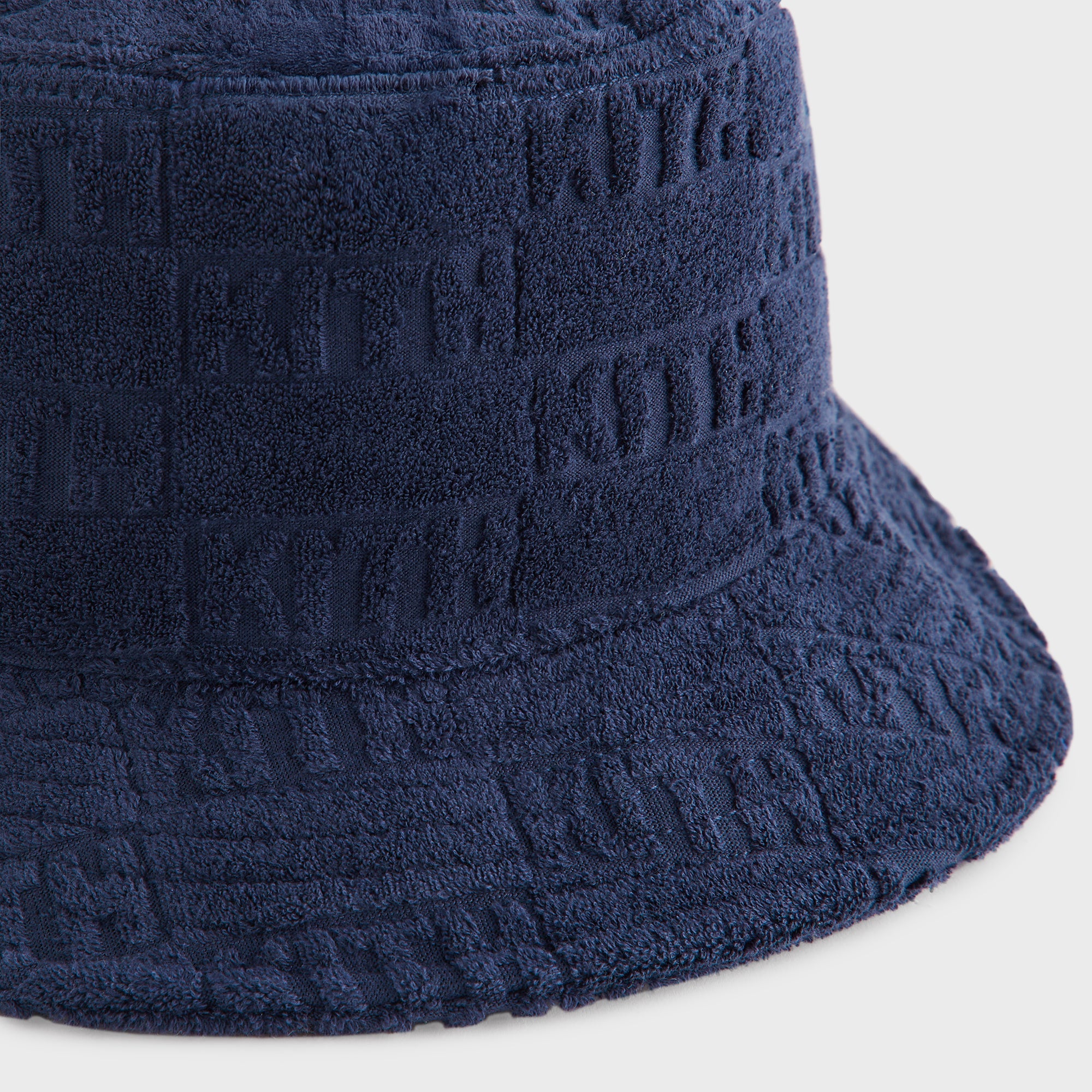 Kith Classic Logo Towel Terry Dawson Bucket Hat - Nocturnal – Kith