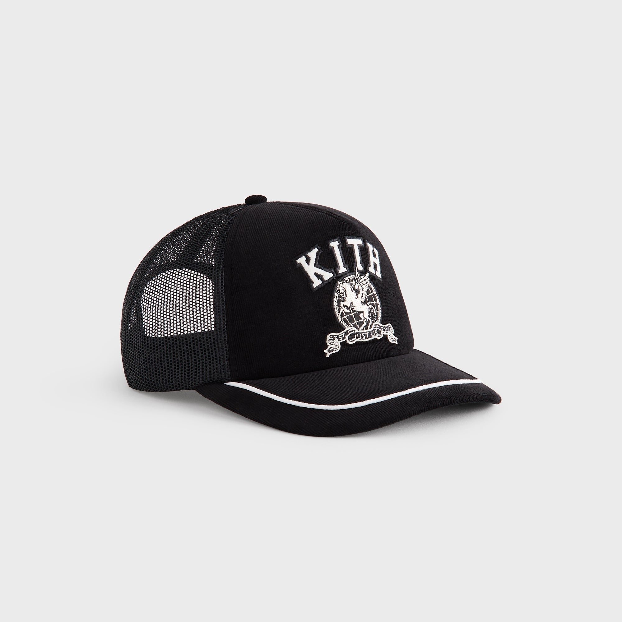 Kith Micro Cord Nolan Trucker Hat - Black – Kith Canada