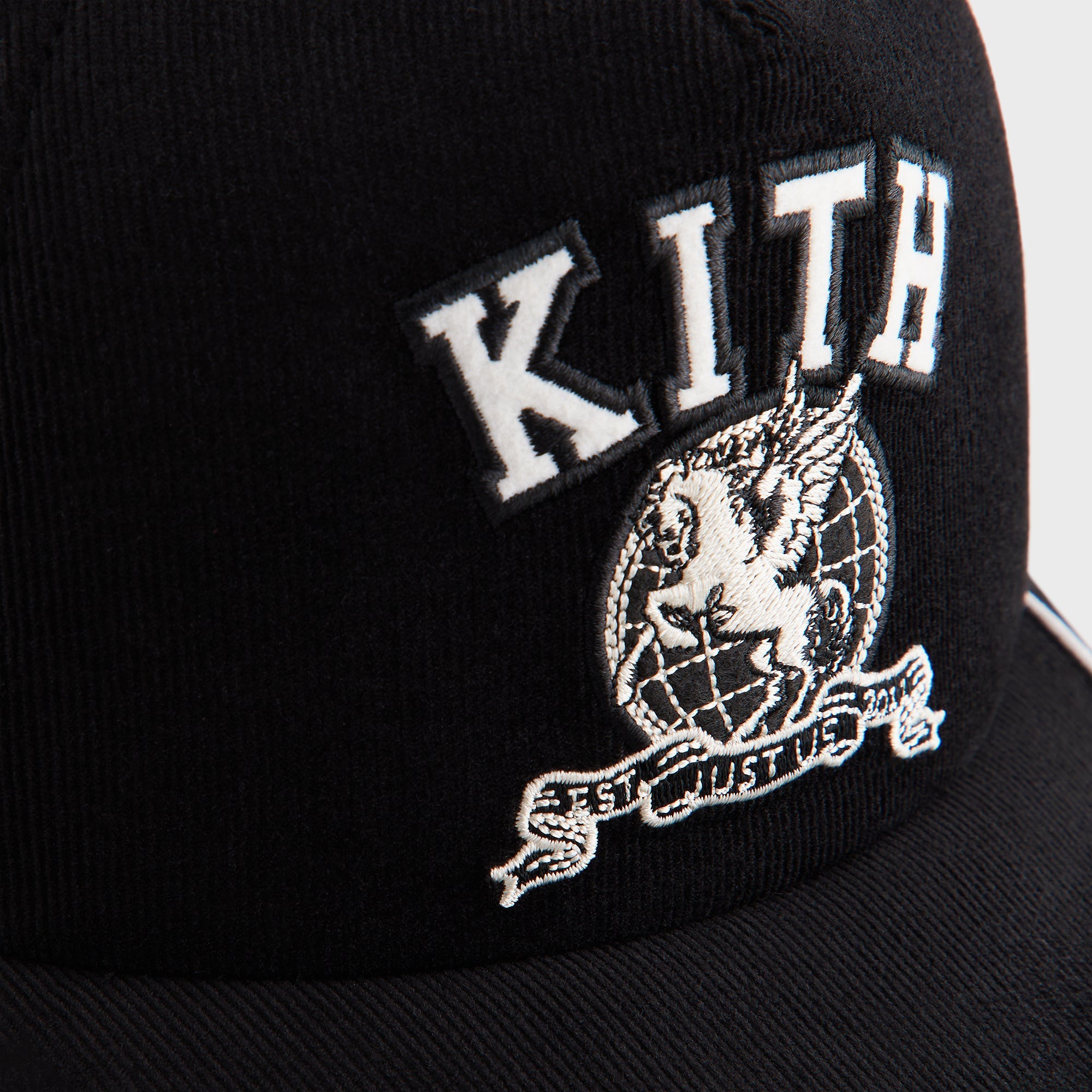 Kith Micro Cord Nolan Trucker Hat - Black – Kith Canada