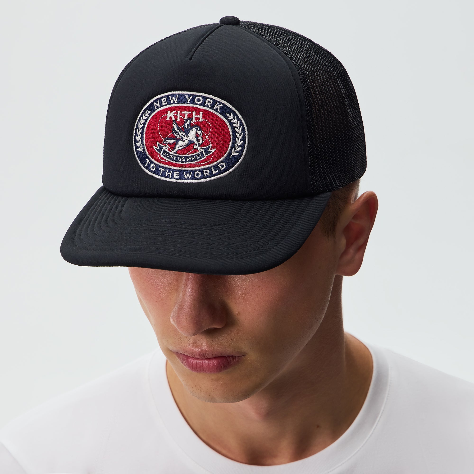 帽子 Kith Laurel Pegasus Nolan Cap Black Kith Laurel Pegasus Nolan Trucker Hat - Black – Kith Canada