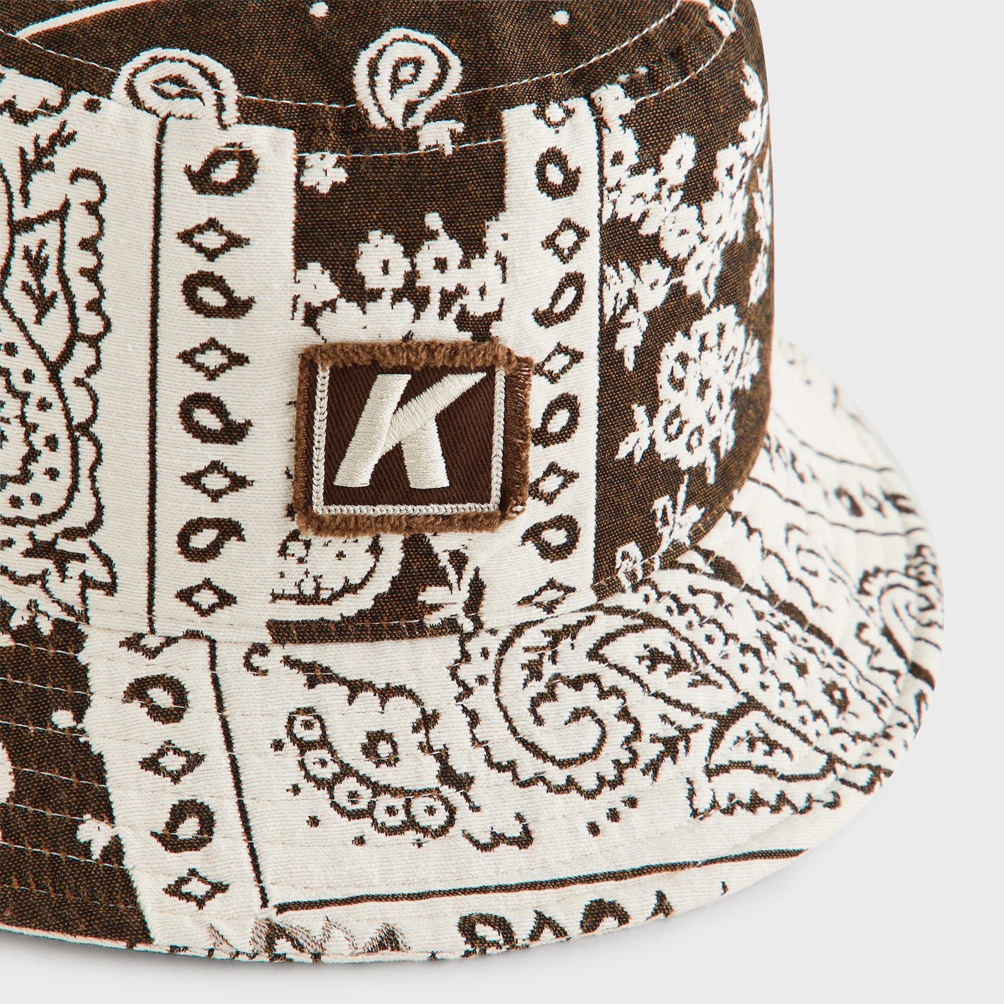 Kith Bandana Jacquard Dawson Bucket Hat - Coffee – Kith Canada