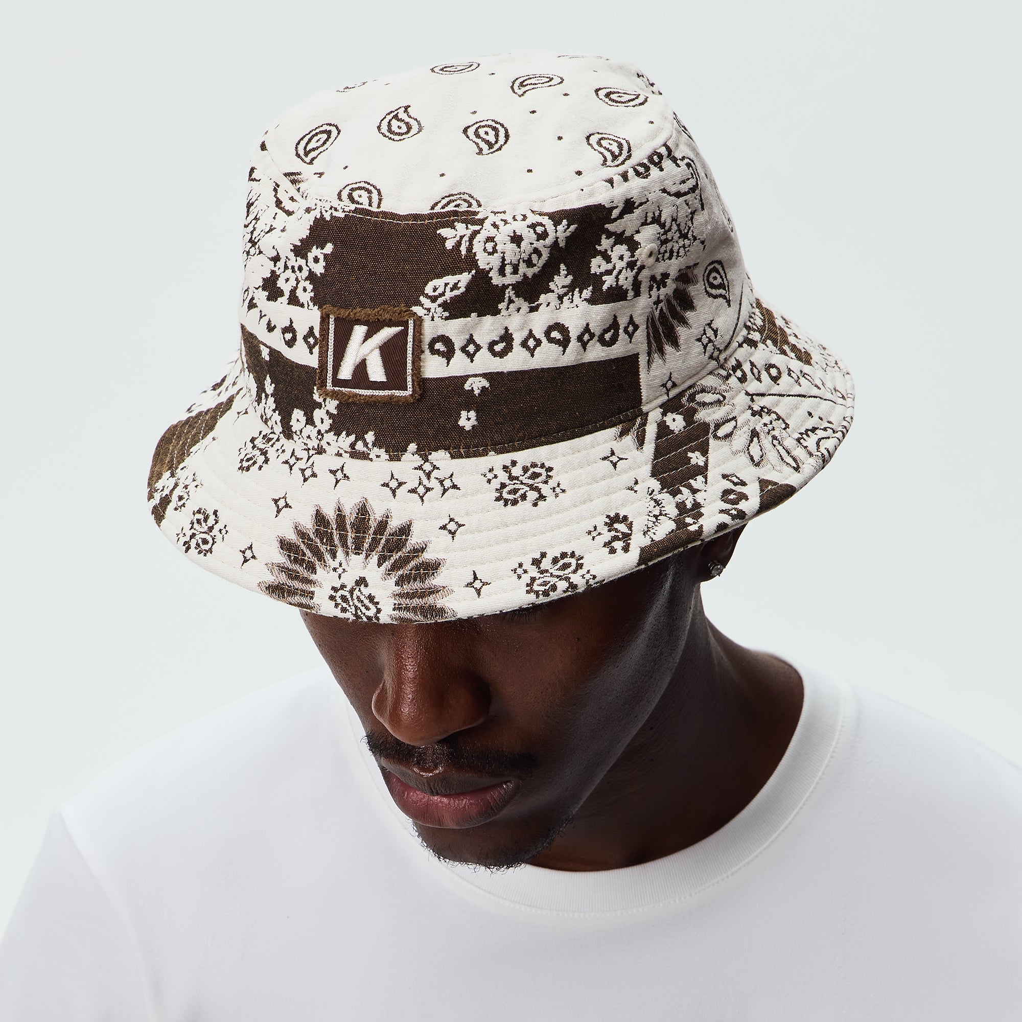 Kith Bandana Jacquard Dawson Bucket Hat - Coffee – Kith Canada