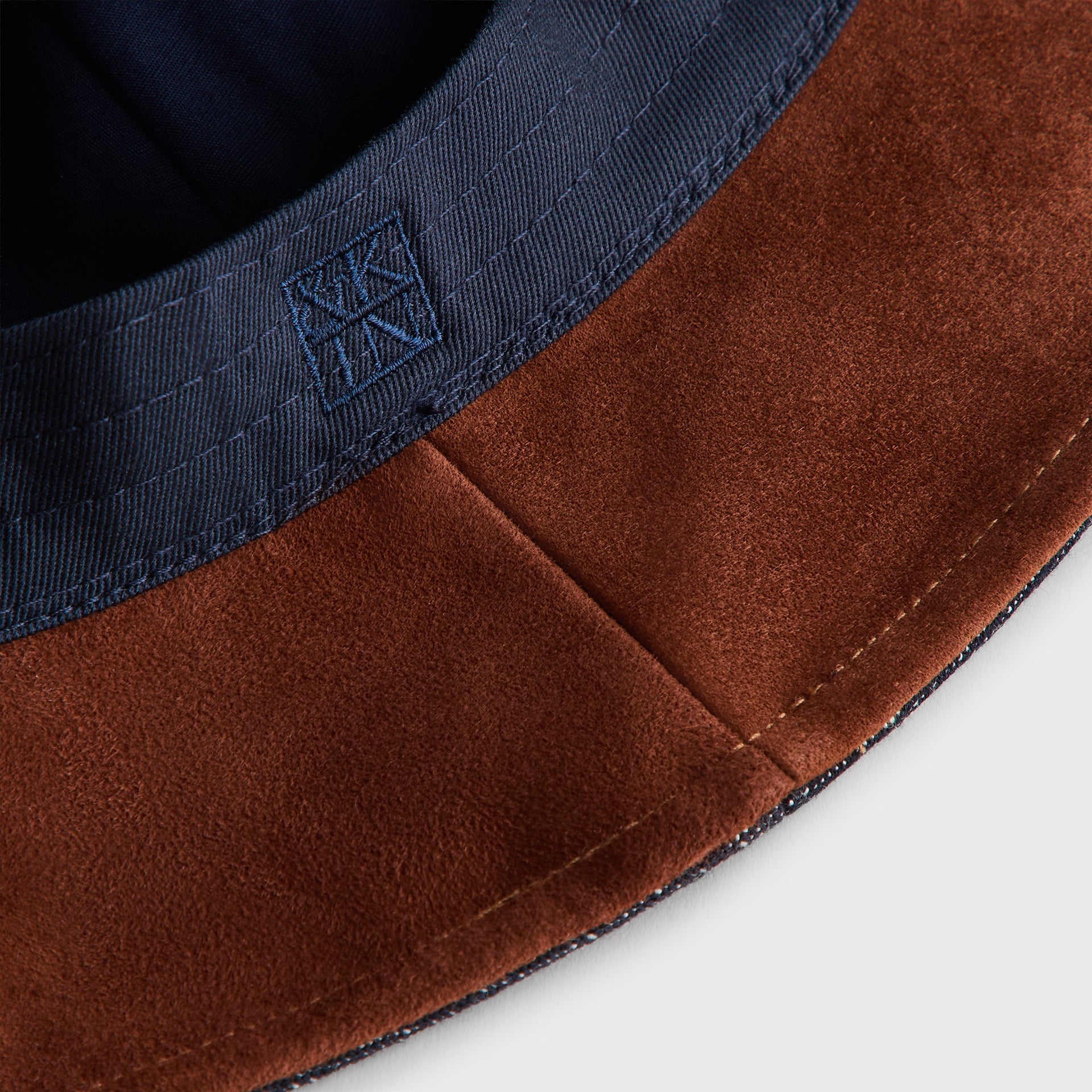 &Kin Wool Denim Dawson Bucket Hat - Blue Navy