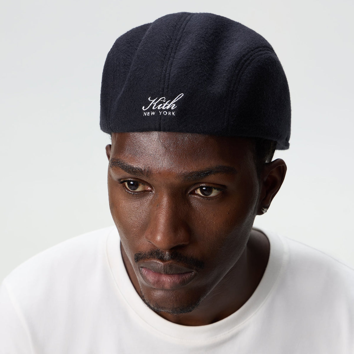 Kith Script Double-Face Wool Drivers Cap - Nocturnal