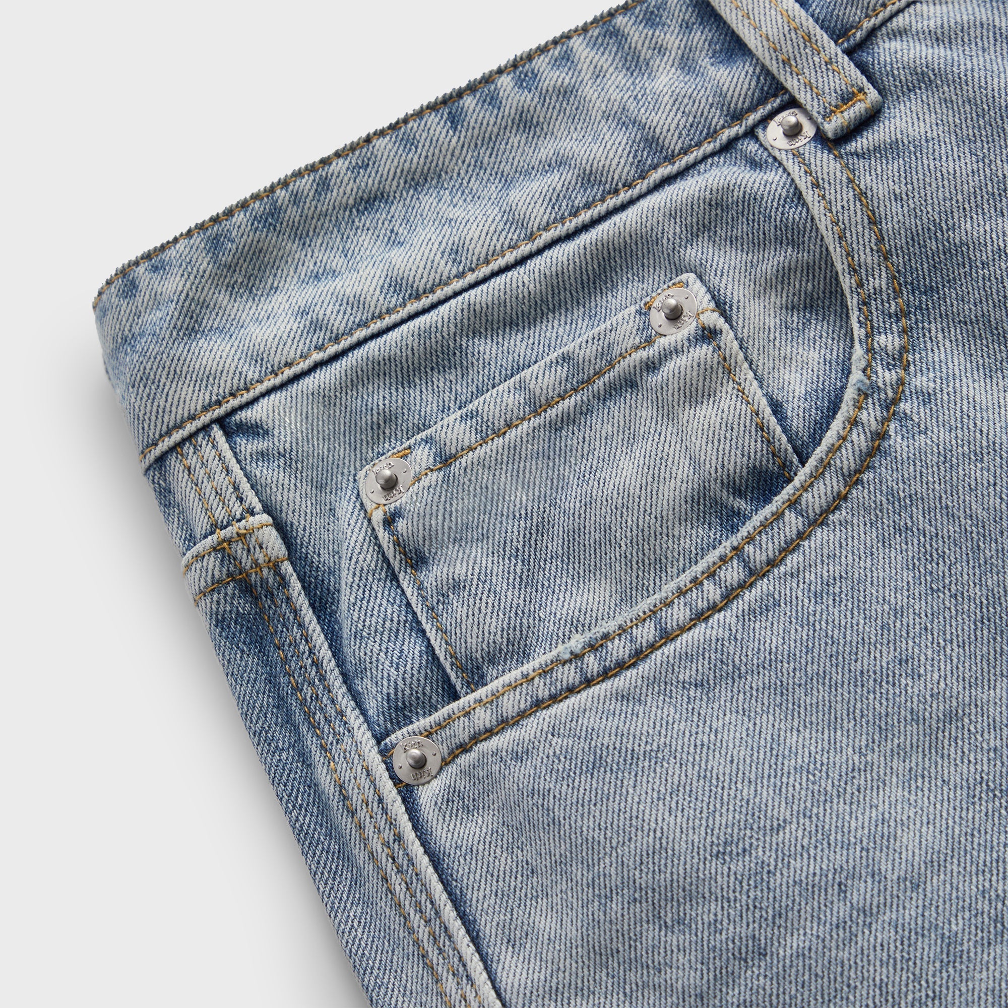 Kith Centre Straight Jeans - Light Indigo – Kith Canada