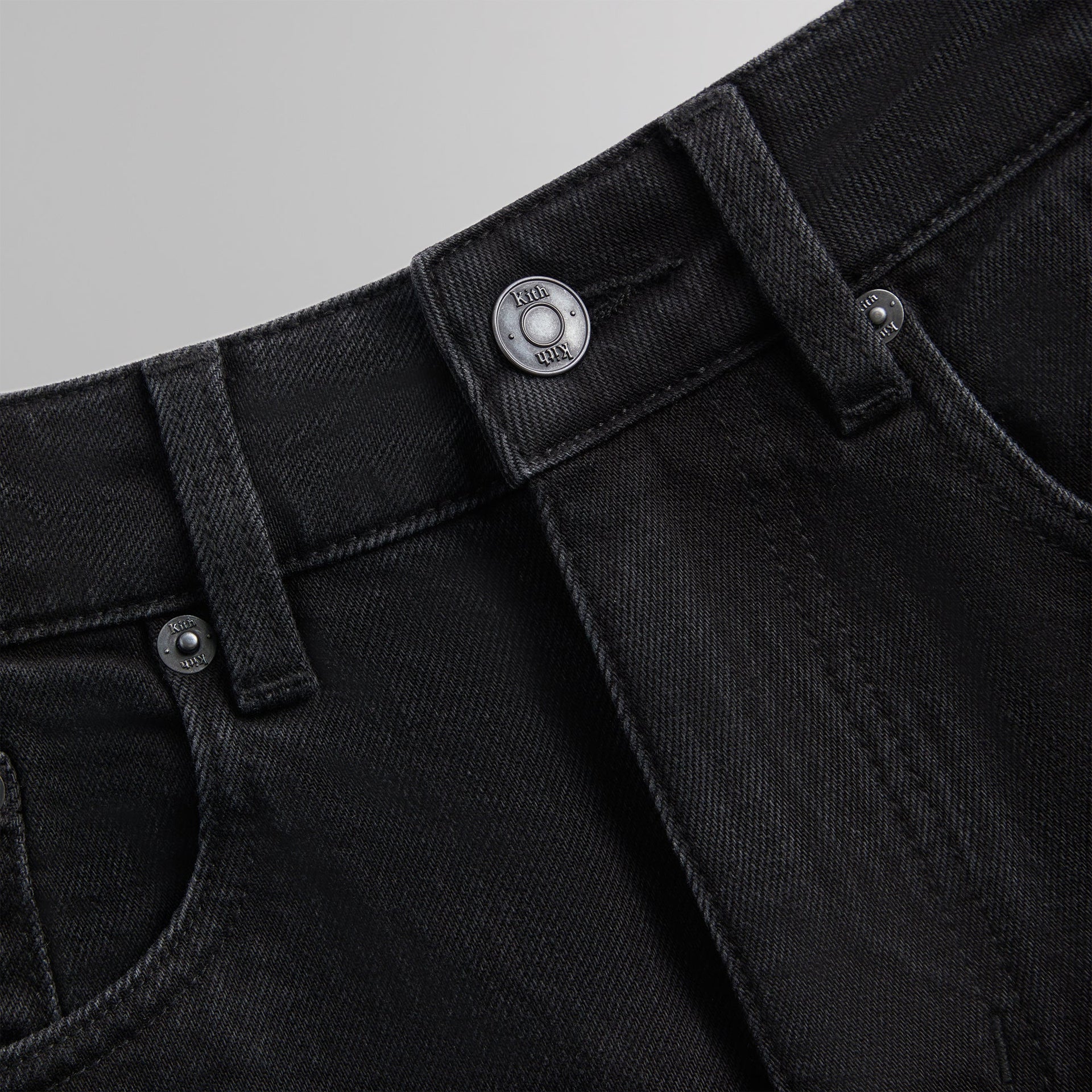 Kith Centre Straight Jean - Black