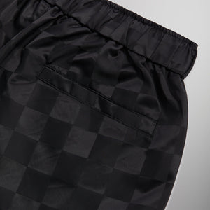 Kith Checkered Satin Davon Pant - Black