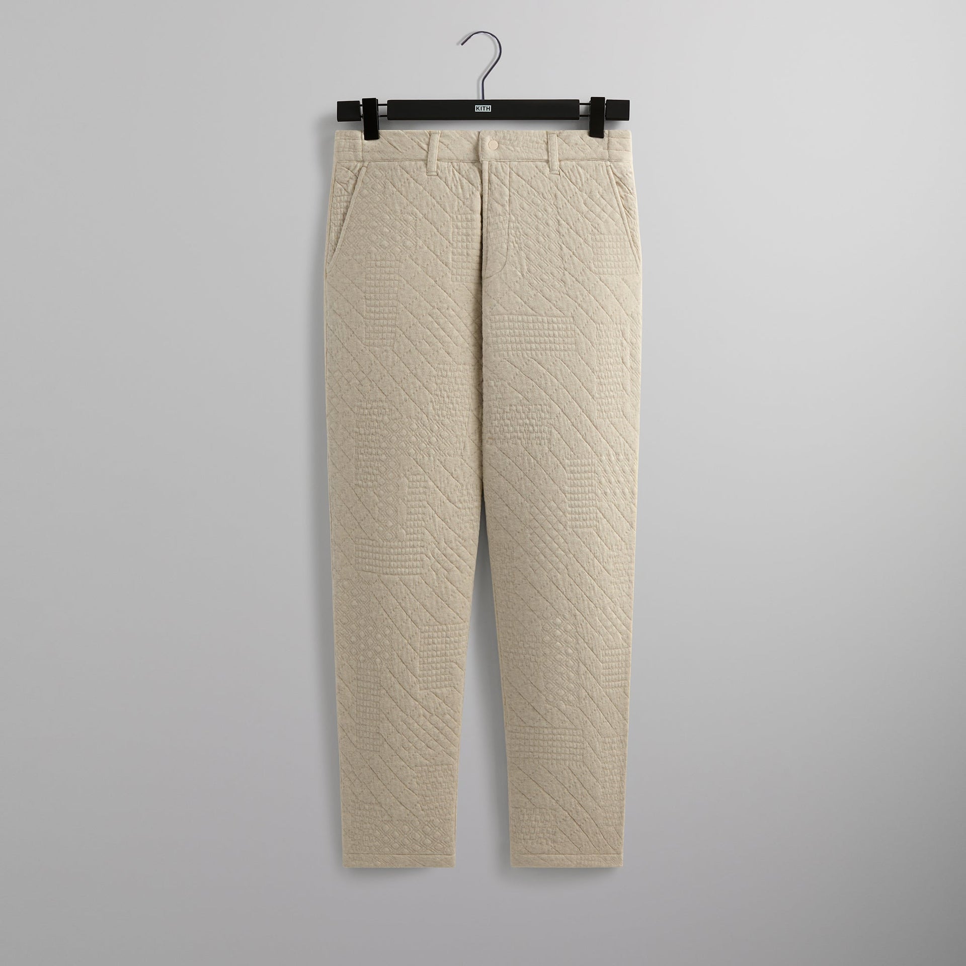 Kith Mixed Stitch Interlock Garrison Pant - Sandy Heather