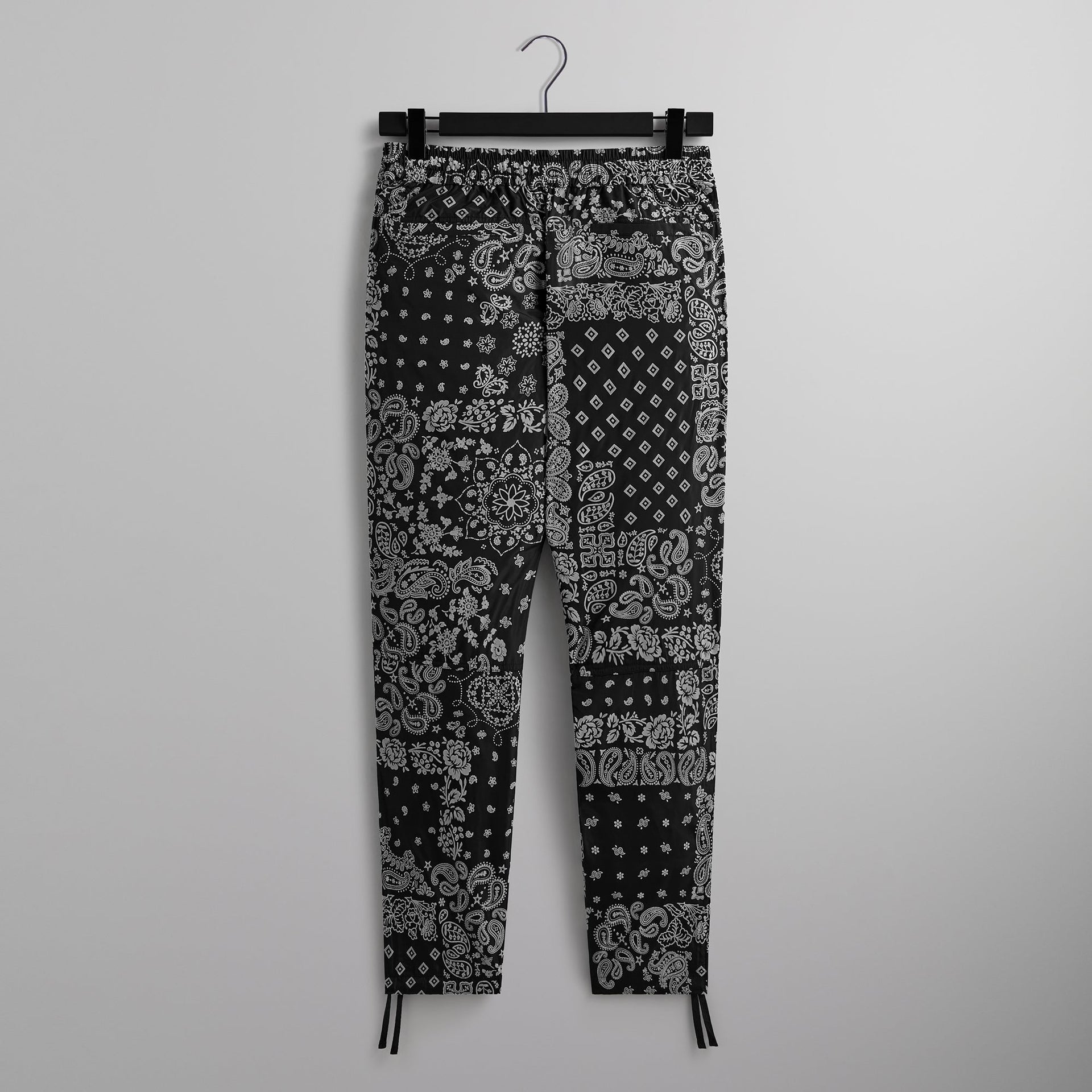 Kith Flocked Deconstructed Bandana Mercer 8 Pant - Black