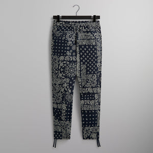 Kith Flocked Deconstructed Bandana Mercer 8 Pant - Nocturnal