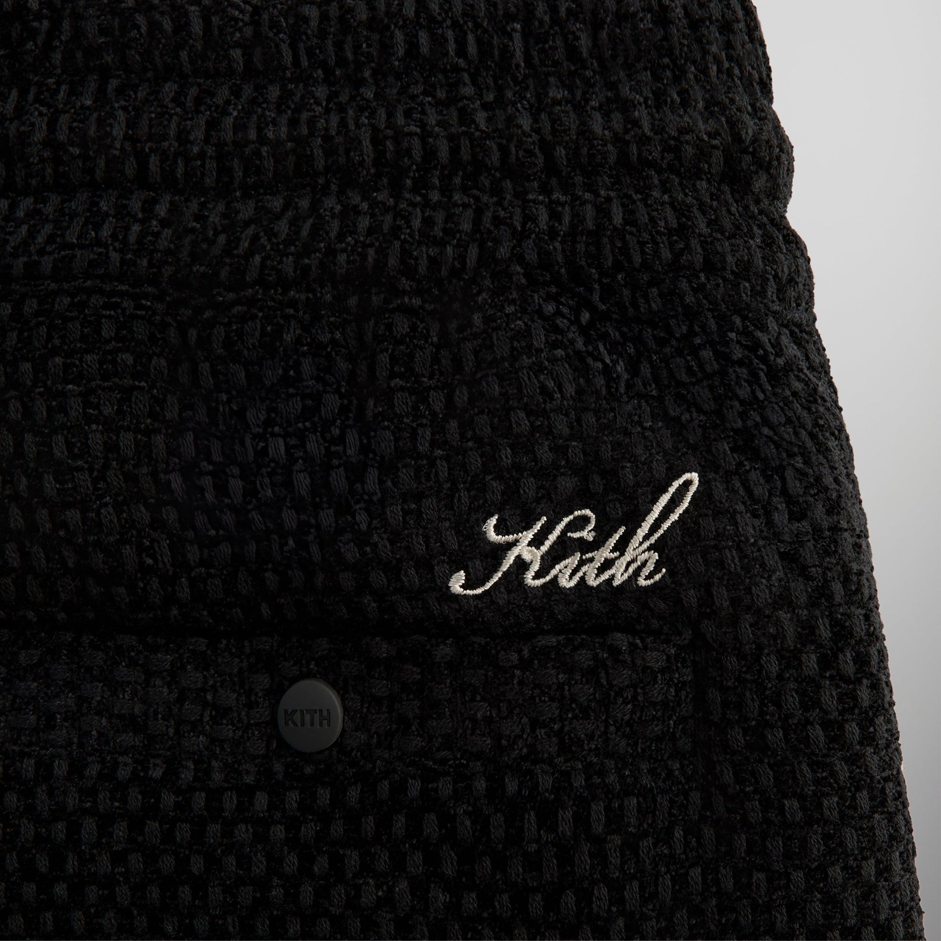 Kith Chenille Tweed Curtis Short - Black