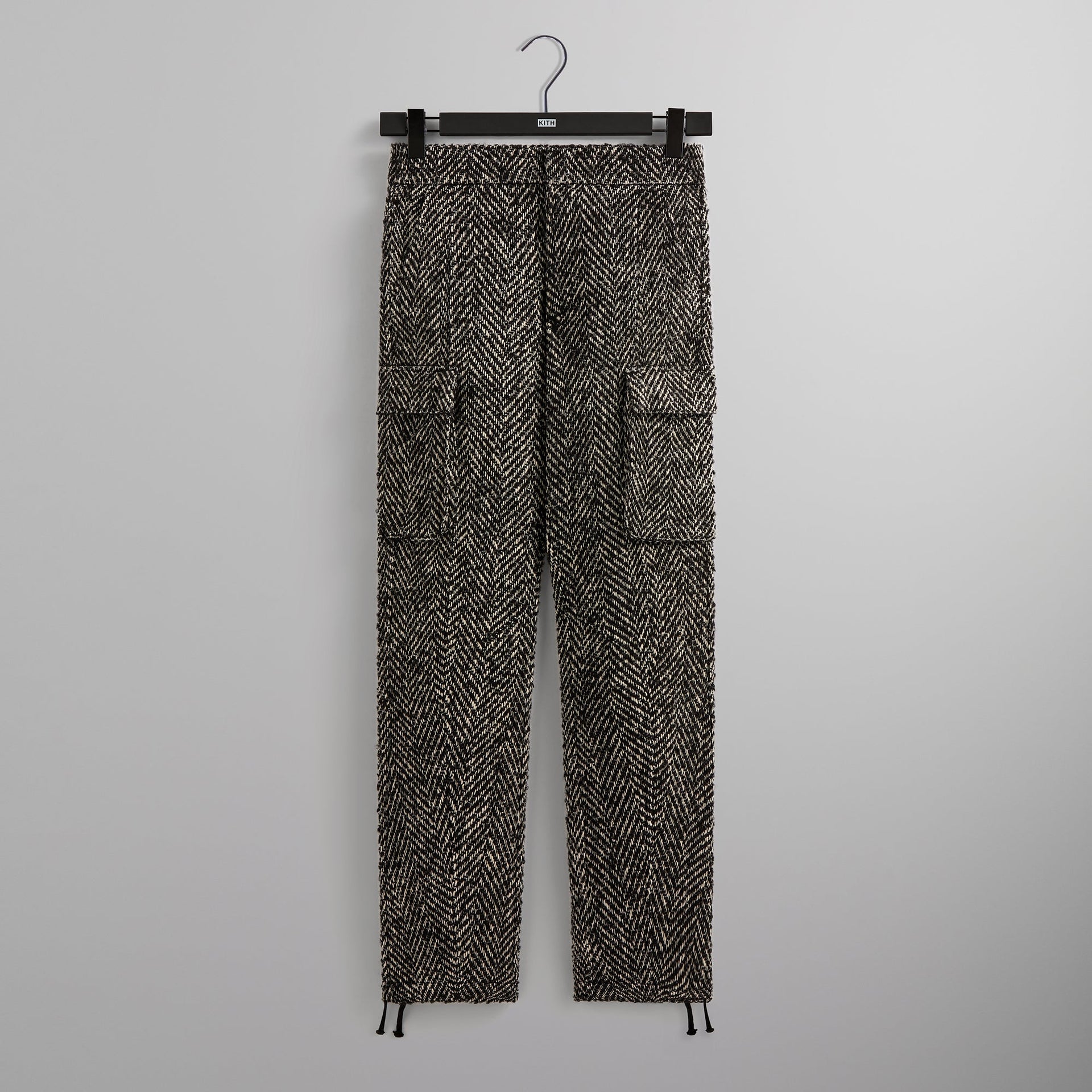 Kith Oversized Herringbone Bristol Cargo Pant - Black