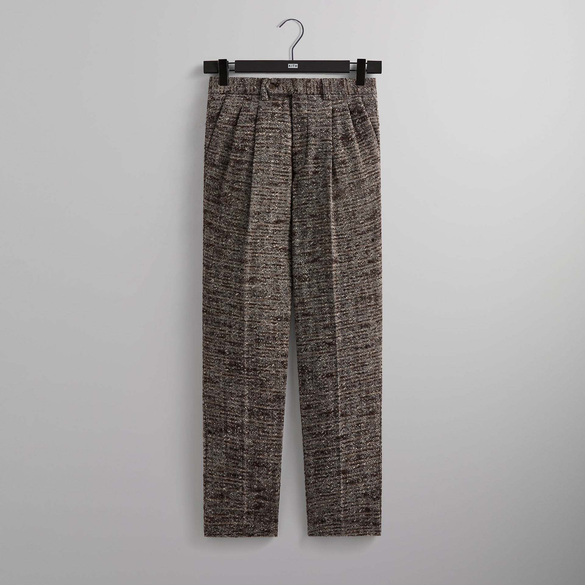 &Kin Tweed Kylan Pleated Trouser - Theory