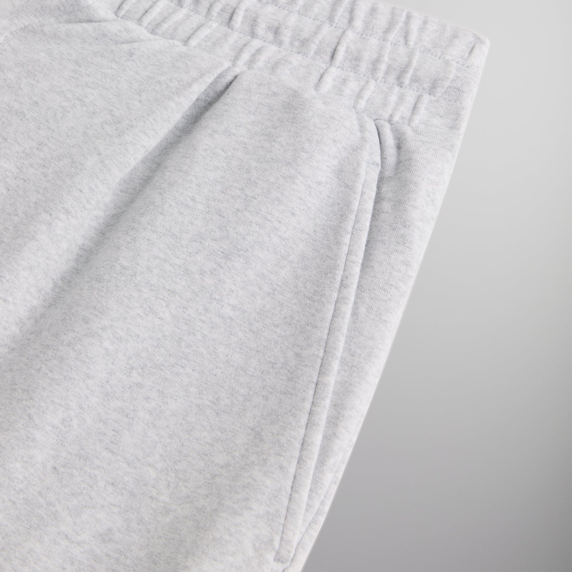 Kith Compact Knit Garrison Sweatpant - Light Heather Grey