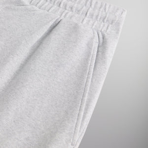 Kith Compact Knit Garrison Sweatpant - Light Heather Grey