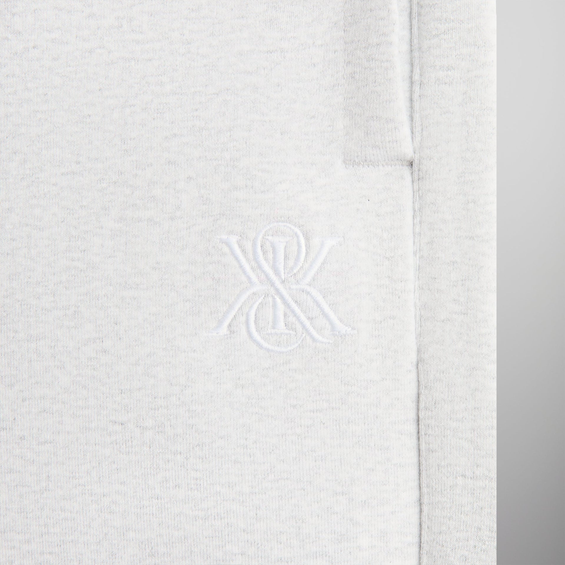 Kith Compact Knit Williams I Sweatpant - Light Heather Grey PH