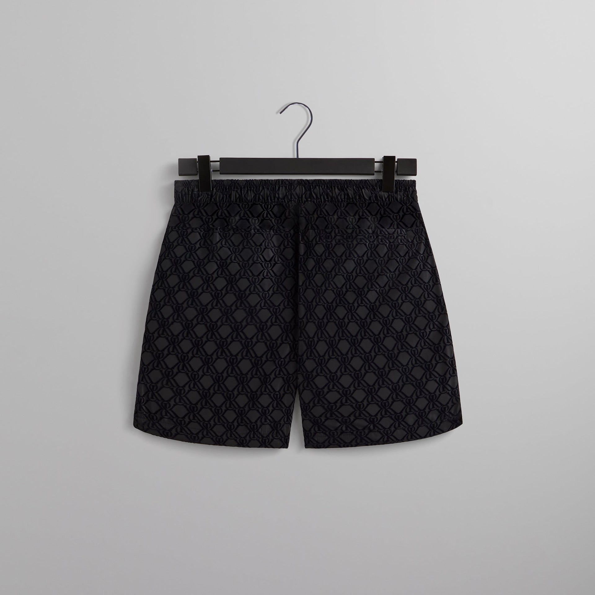 Kith Flocked Crest Tech Active Short -  Black