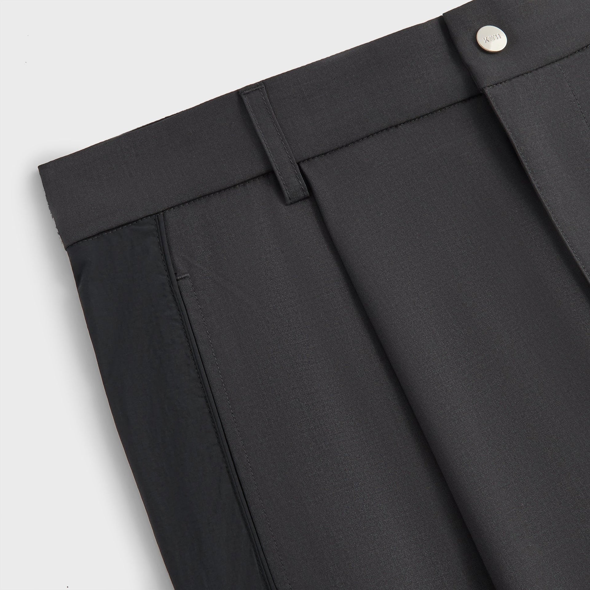 &Kin Tropical Wool Callum Trouser - Carbon