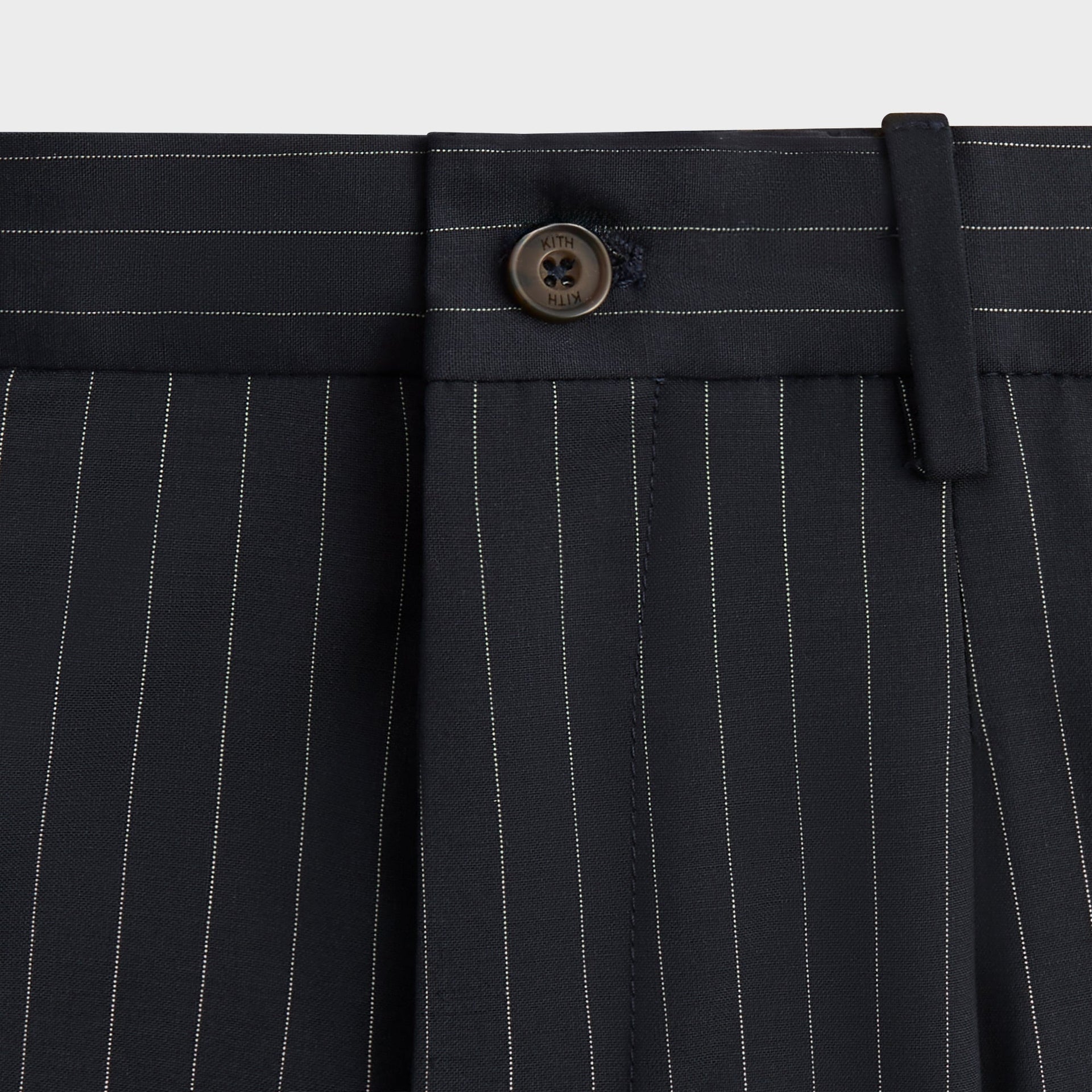 &Kin Tropical Wool Han Trouser - Admiral
