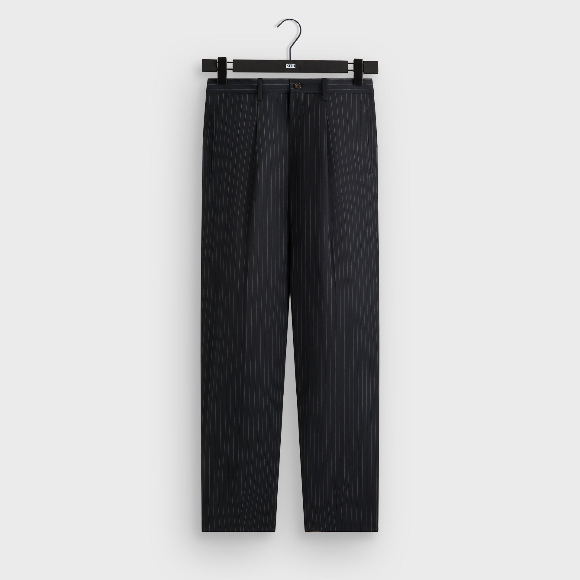 &Kin Tropical Wool Han Trouser - Admiral