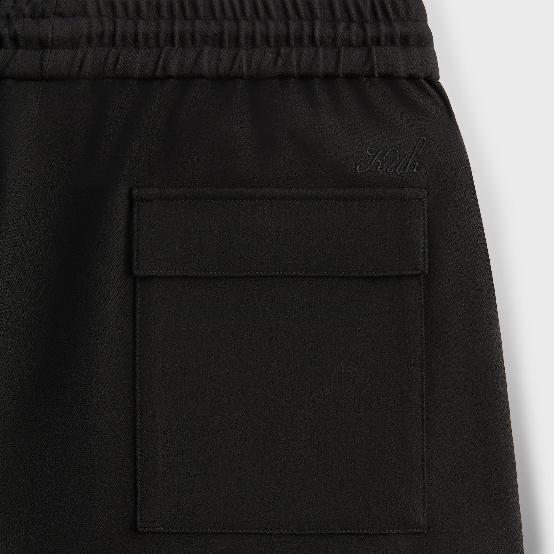 Kith Double Weave Elmhurst Pant in Black