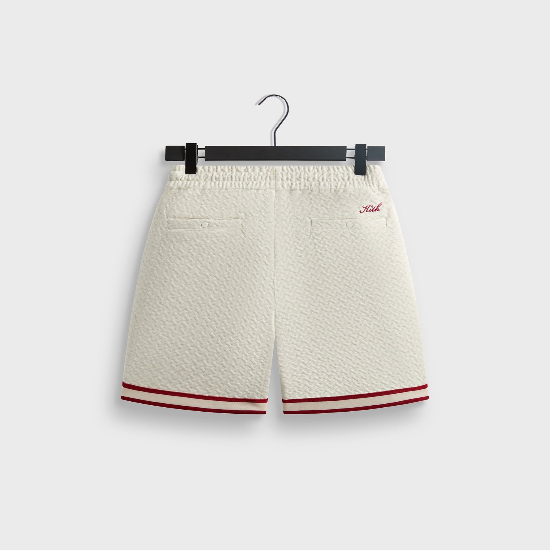 Kith Tessellation Interlock Curtis Short - Light Heather Grey