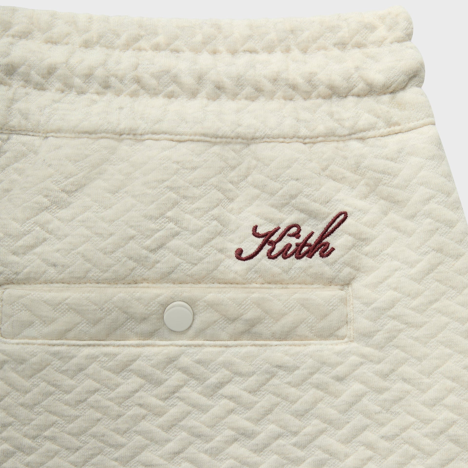 Kith Tessellation Interlock Curtis Short - Light Heather Grey - PH