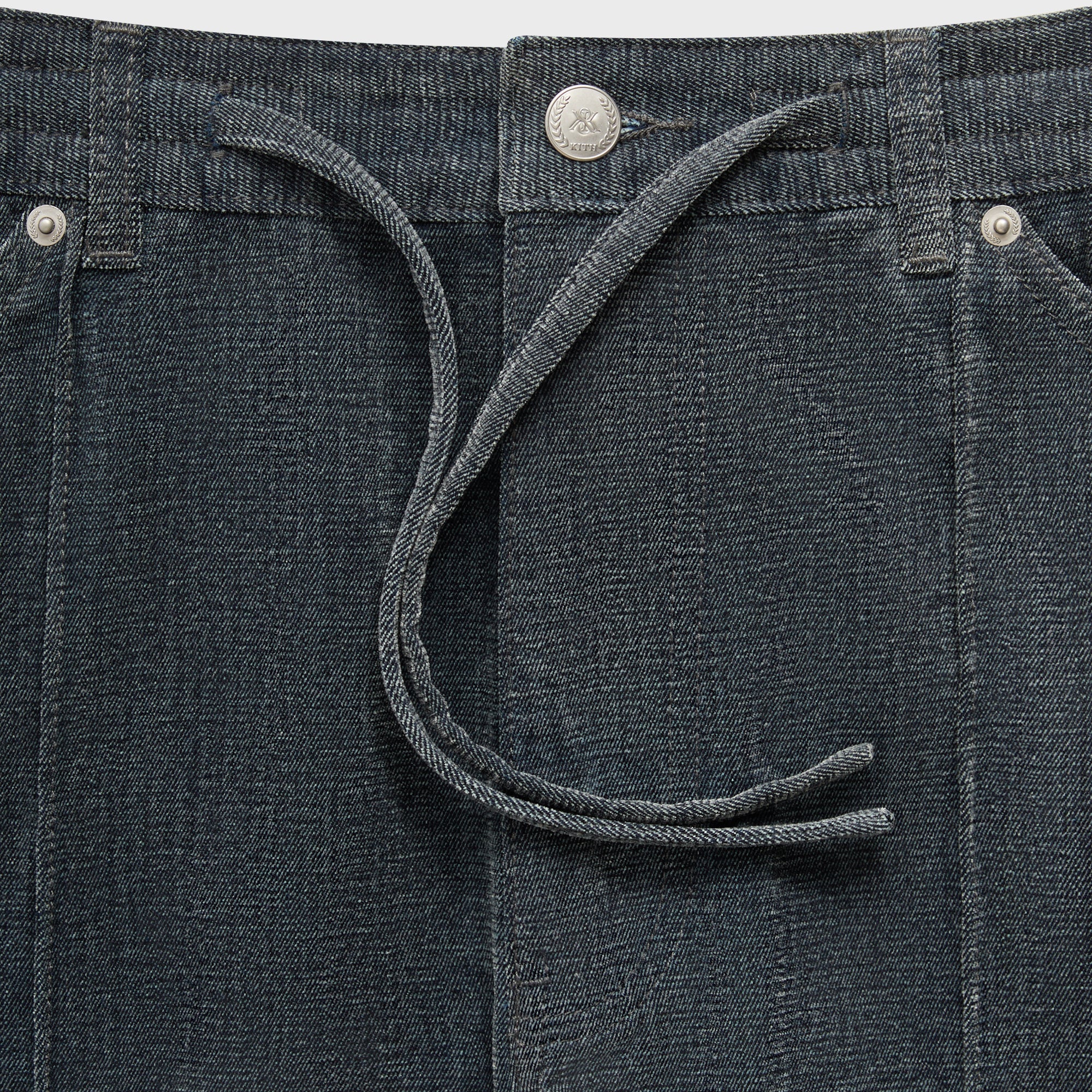 Kith Indigo Velour Zane Cargo Pant - Placid – Kith Canada