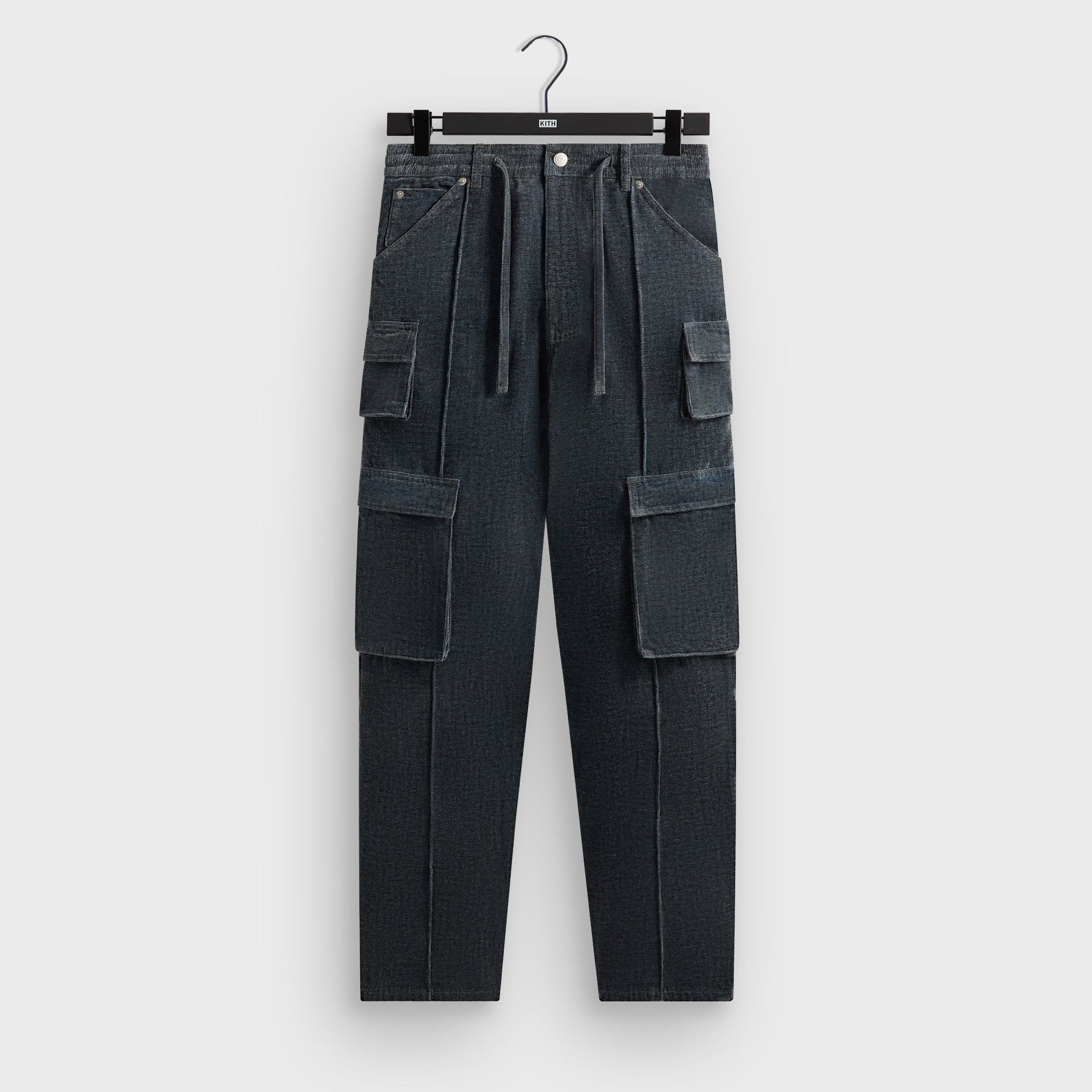 Kith Indigo Velour Zane Cargo Pant - Placid
