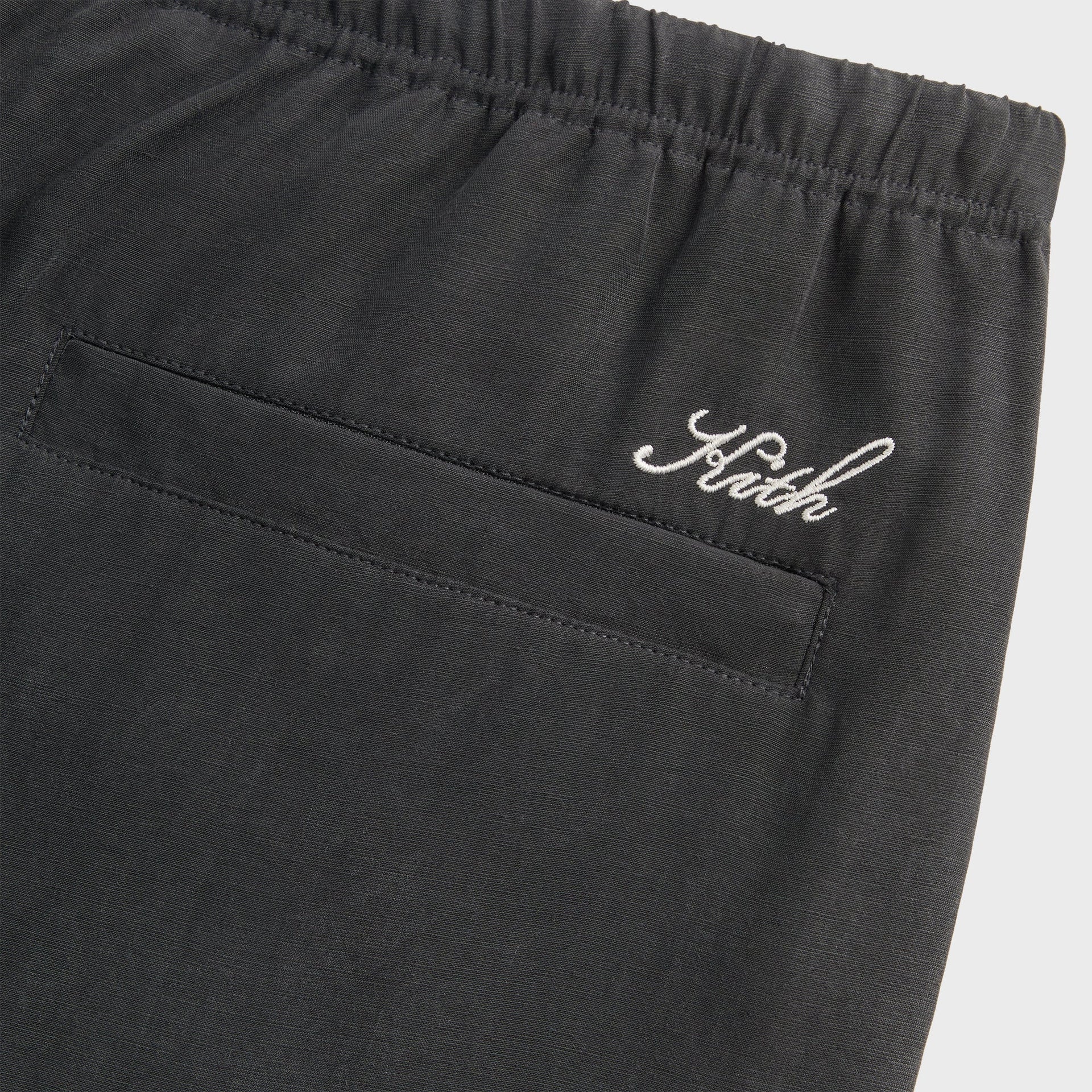 Kith Cupro Linen Parker Pant - Black