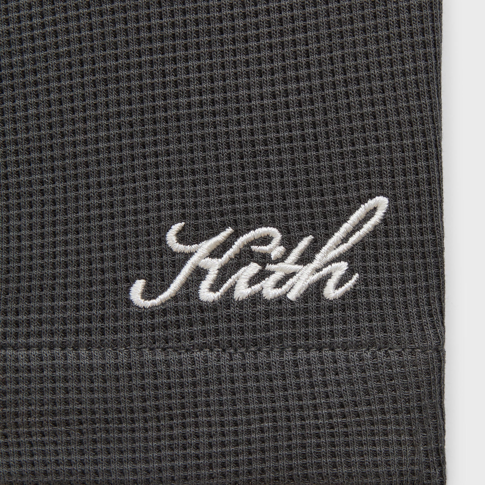 Kith Micro Waffle Graham Short - Carbon