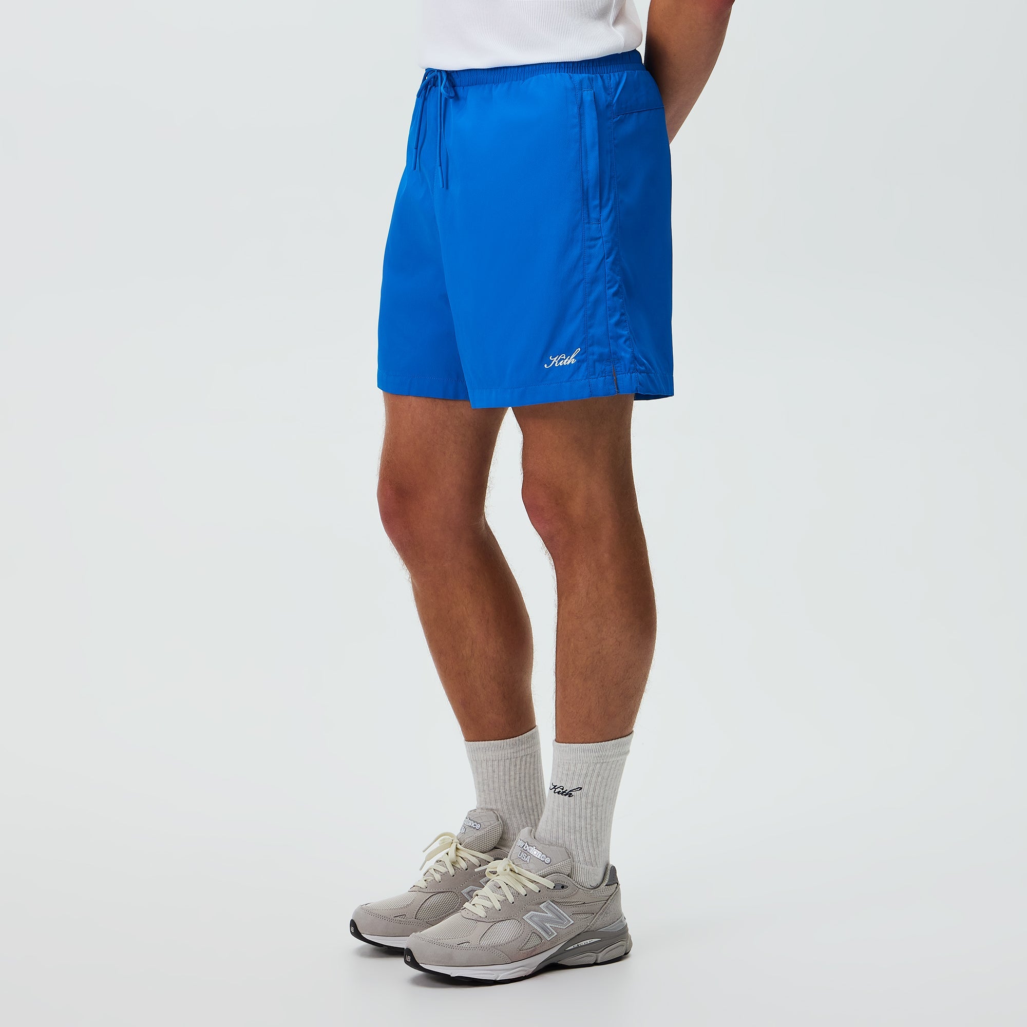 Kith Garment Washed Nylon Active Swim Short - Lake – Kith Canada