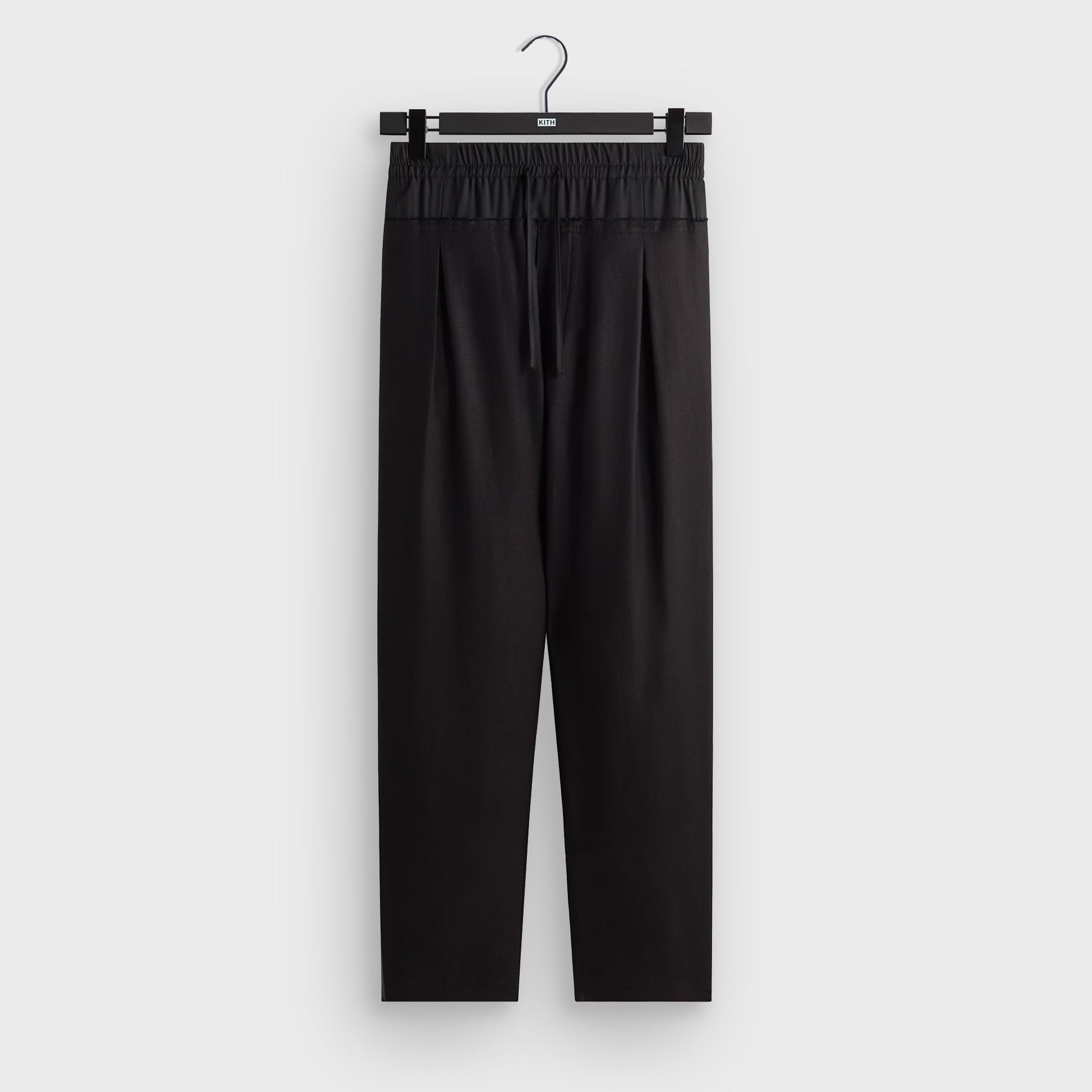 &Kin Linen Viscose Twill Emil Pant - Black - PH