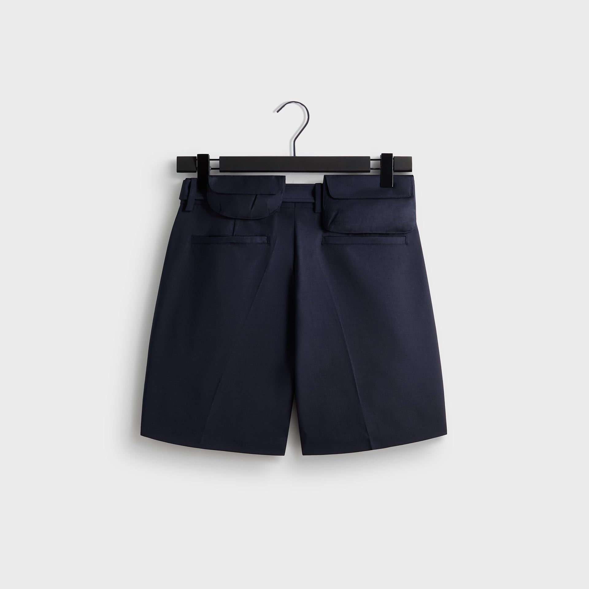 &Kin Tropical Wool Emrys Pleated Short - Nocturnal - PH