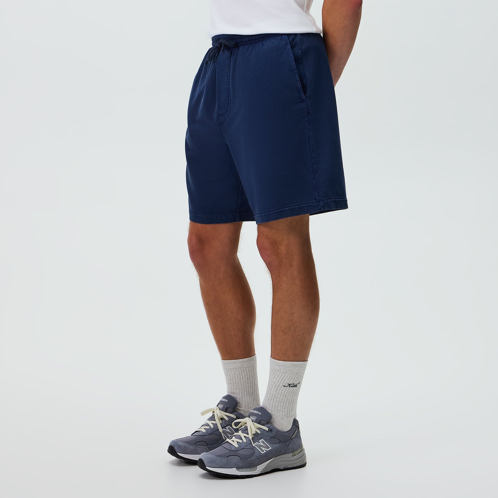 Kith Indigo Micro Fleece Curtis Short - Dark Indigo – Kith Canada